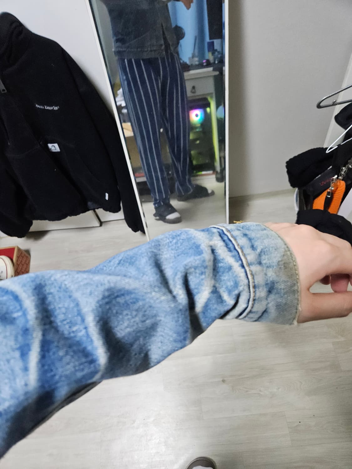 리바이스 90s 70696 오렌지탭 데님 자켓 상품이미지10