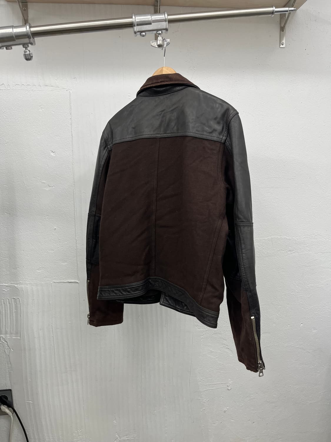 L) ITALY MADE COW LEATHER RIDER JACKET 상품이미지5
