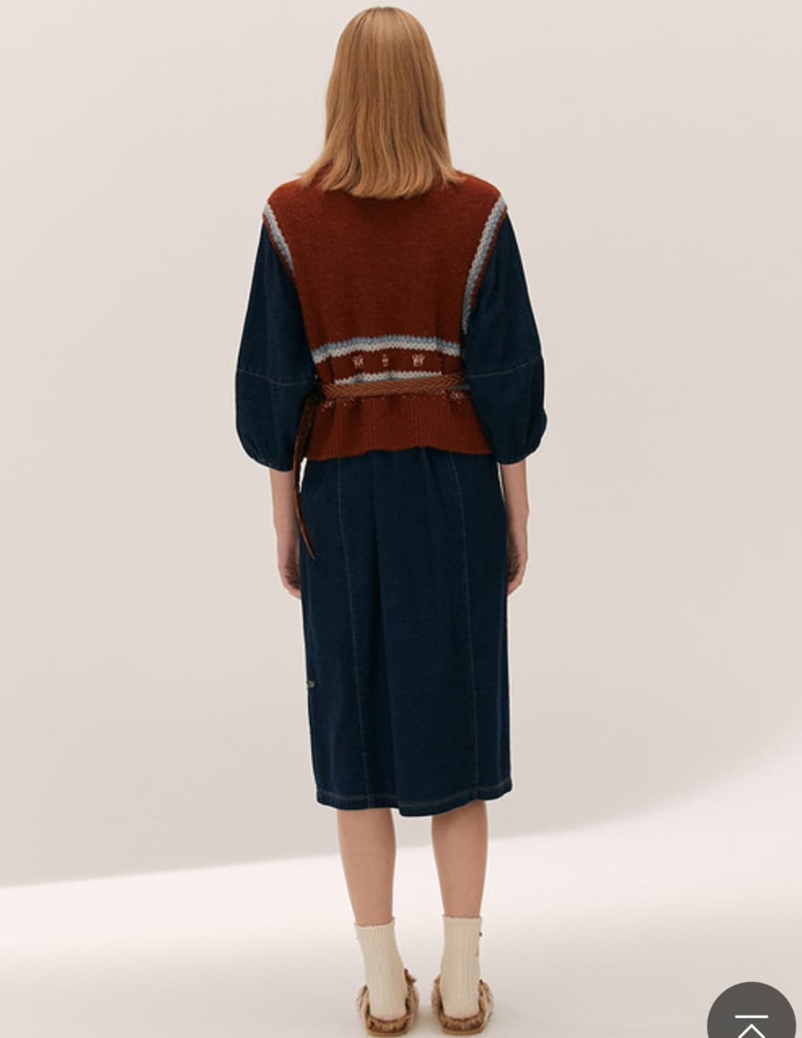 (민트색상 판매) 써스데이아일랜드 모헤어 니트베스트 S사이즈 상품이미지2