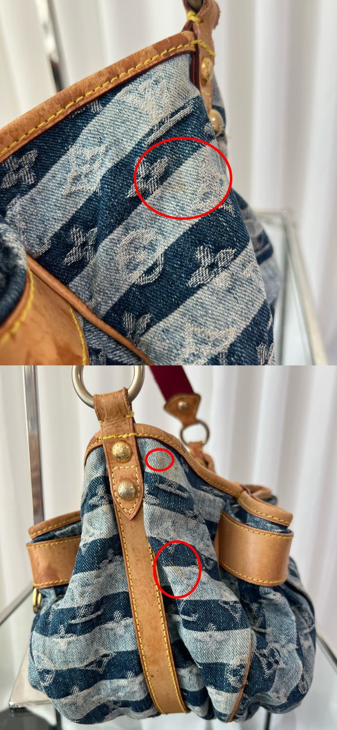 루이비통 리미티드 에디션 데님 모노그램 포르트 에폴 레이 MM 숄더백 상품이미지8