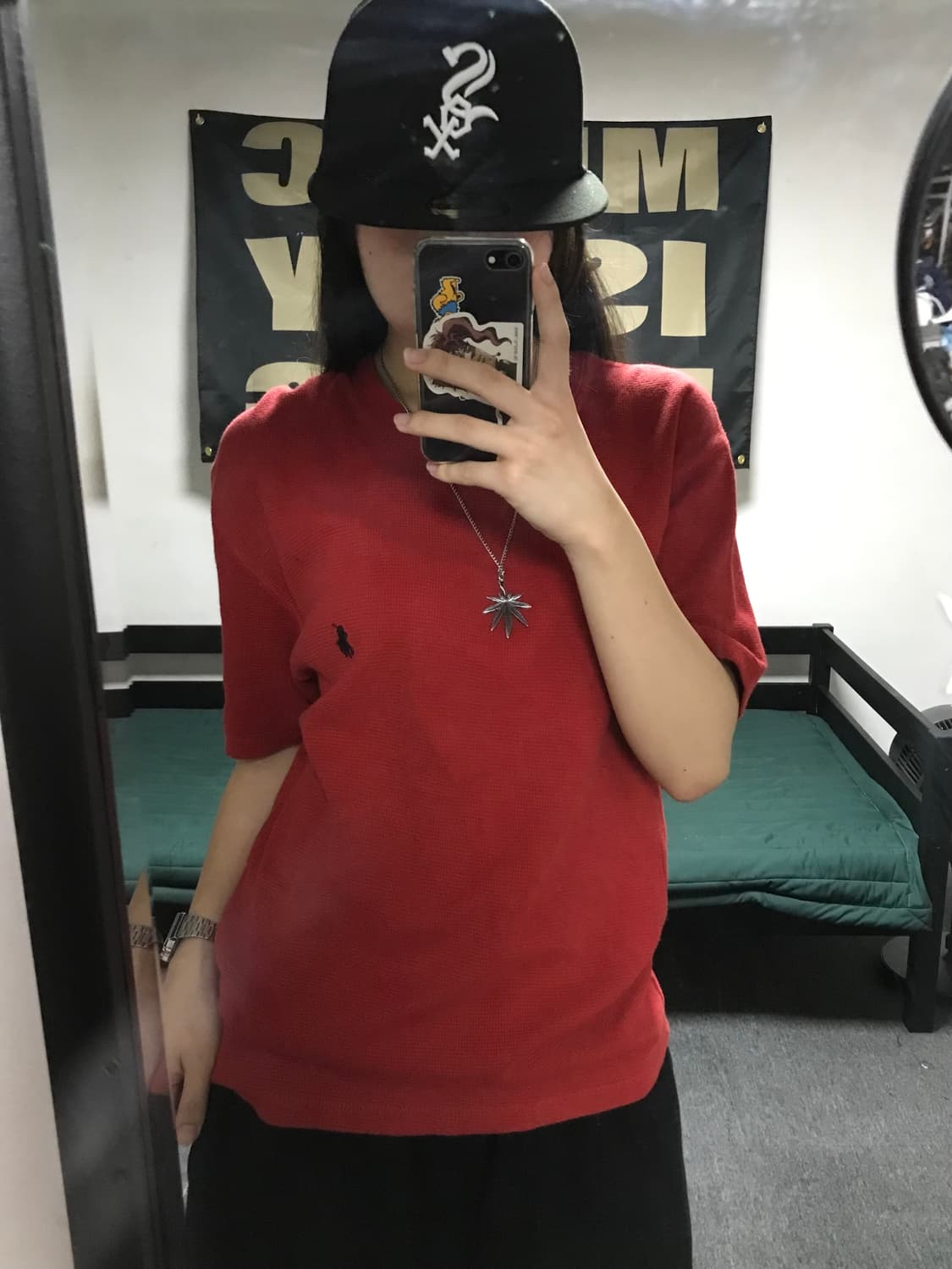 폴로 반팔티 레드 상품이미지4