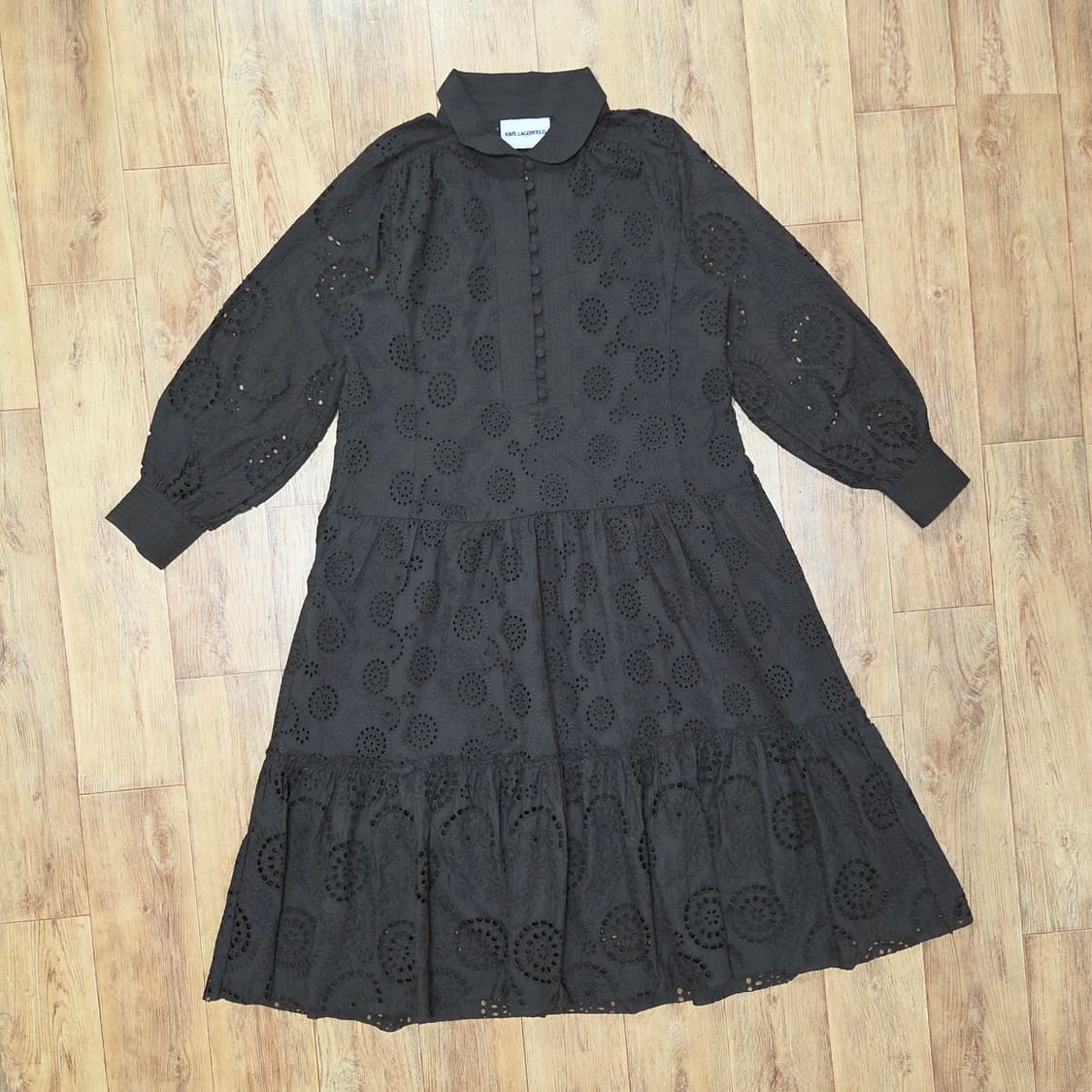 칼라거펠트(Karl Lagerfeld) 아일렛원피스 66-77 새상품 상품이미지1