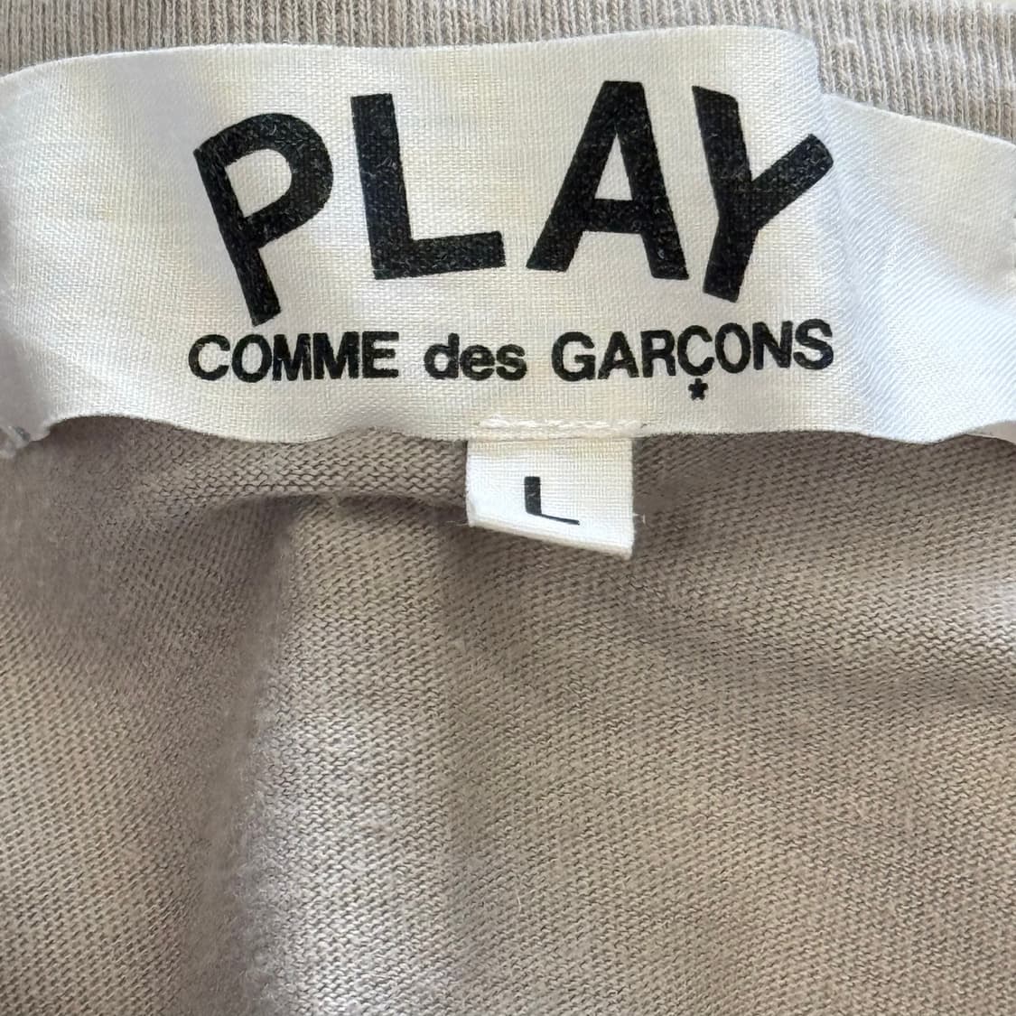 L 꼼데가르송 하트 로고 티셔츠 상품이미지4