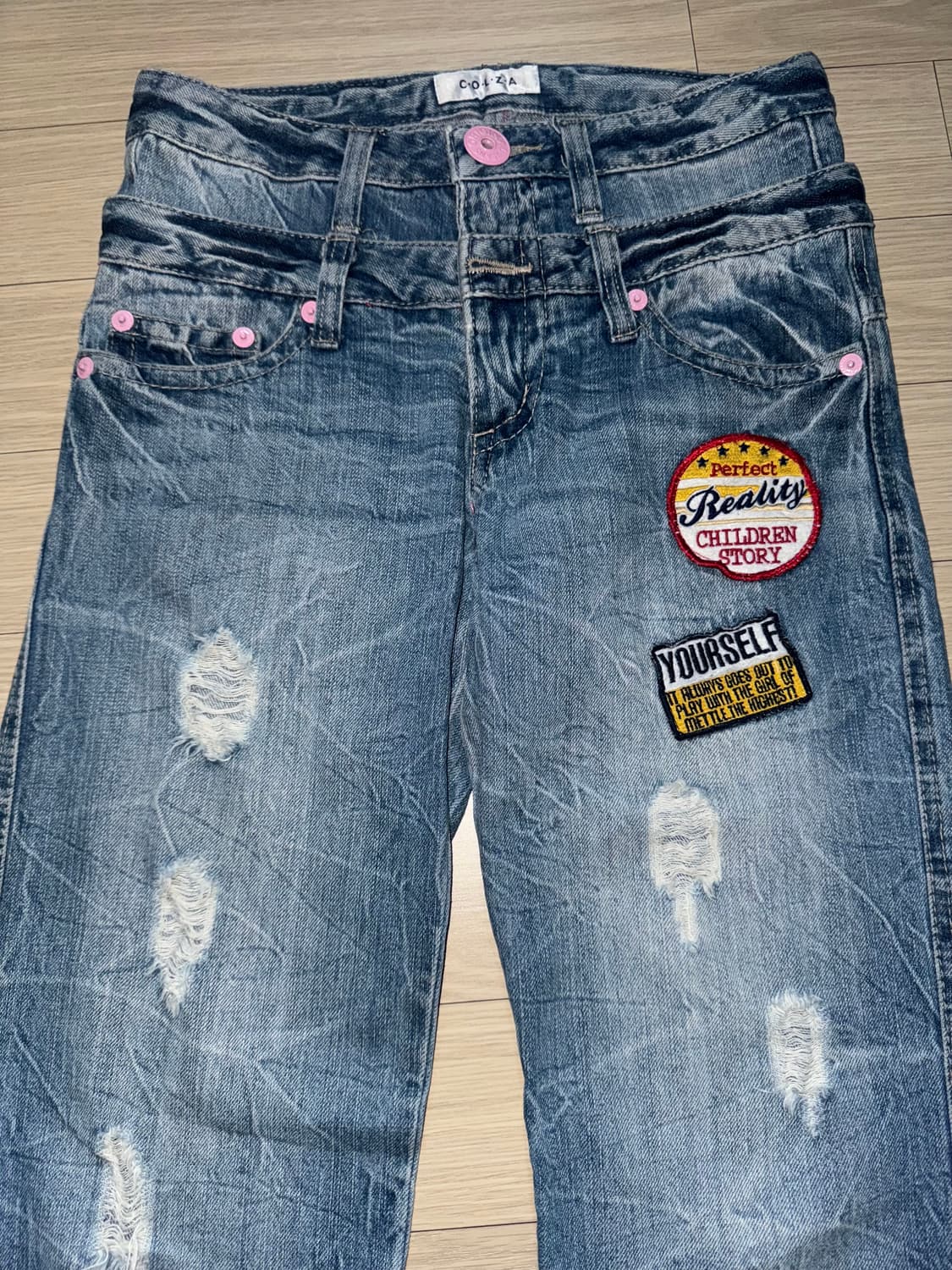 “COLZA” Gyaru st denim pants 상품이미지1