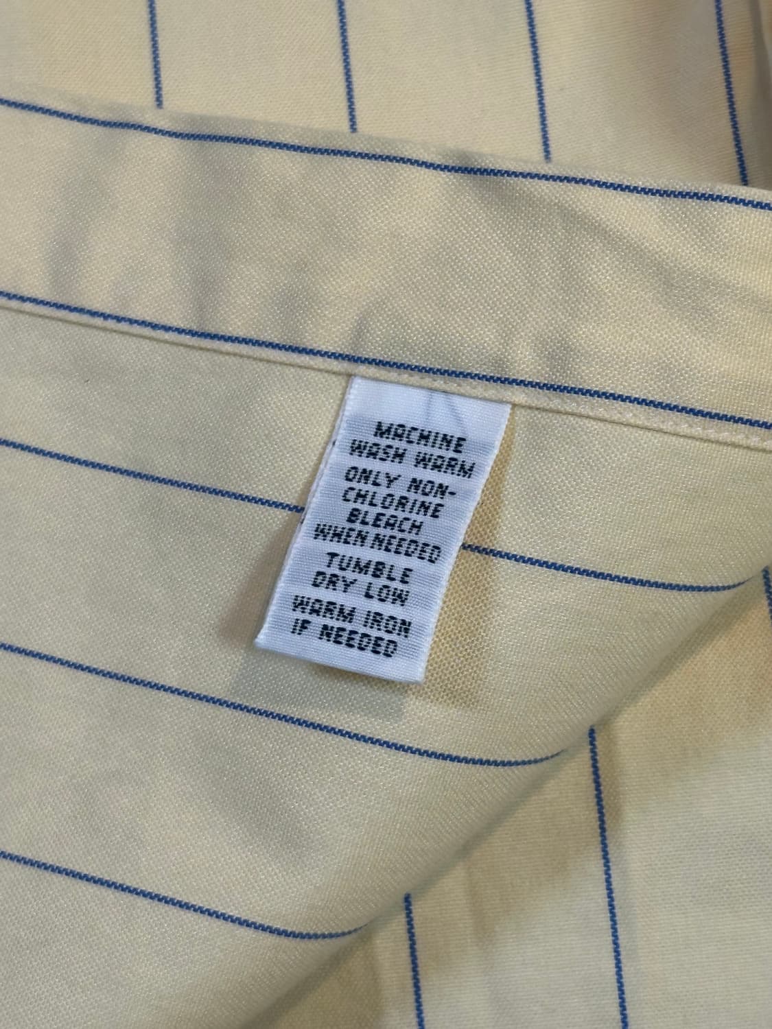 폴로 랄프로렌 클래식핏 블루포니 스트라이프 셔츠 레몬 상품이미지8