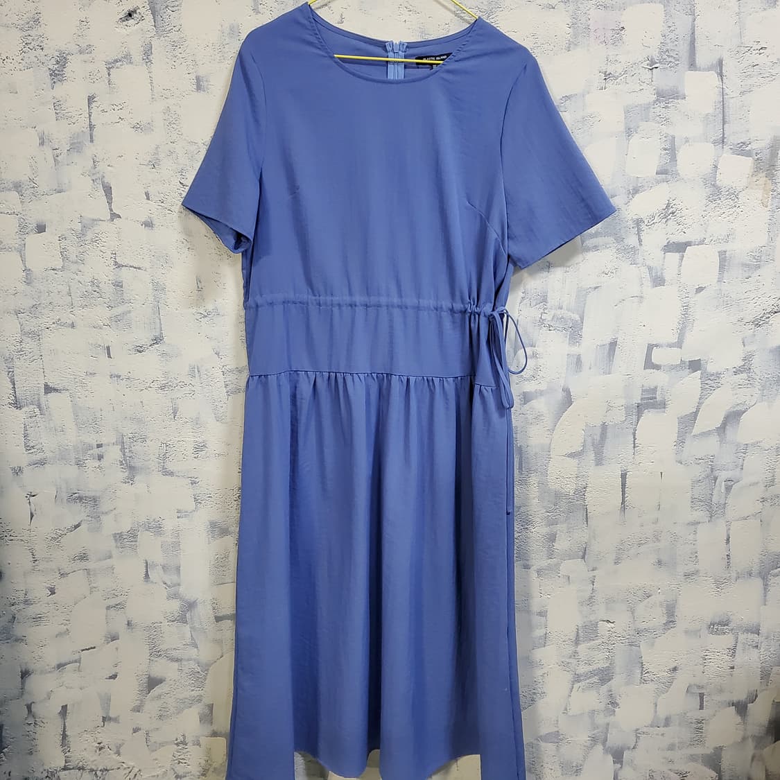 플라스틱 아일랜드 블루 셔링 롱 원피스  상품이미지1