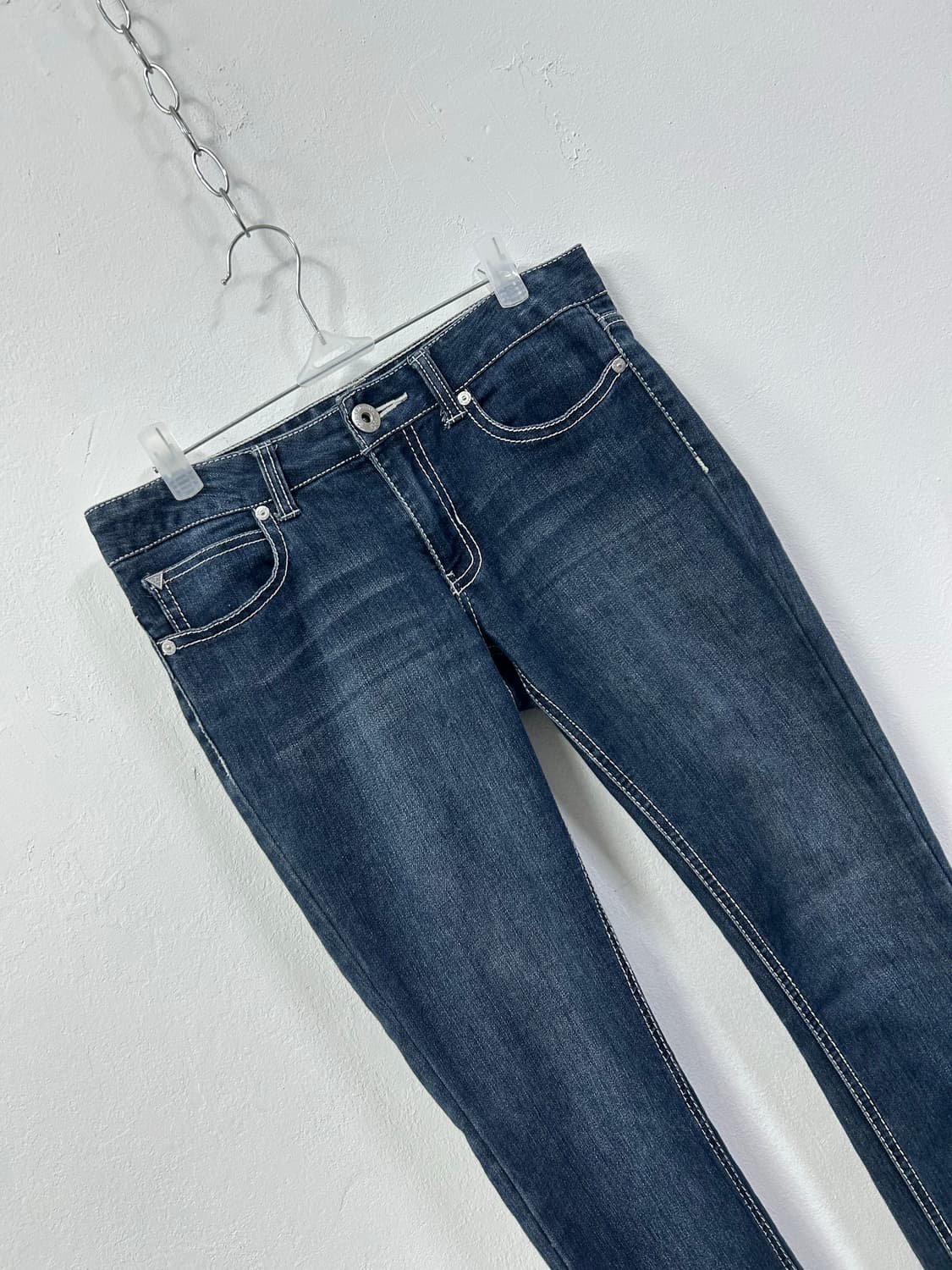 [GUESS] 게스 갸루 y2k 큐빅 데님 팬츠 상품이미지6