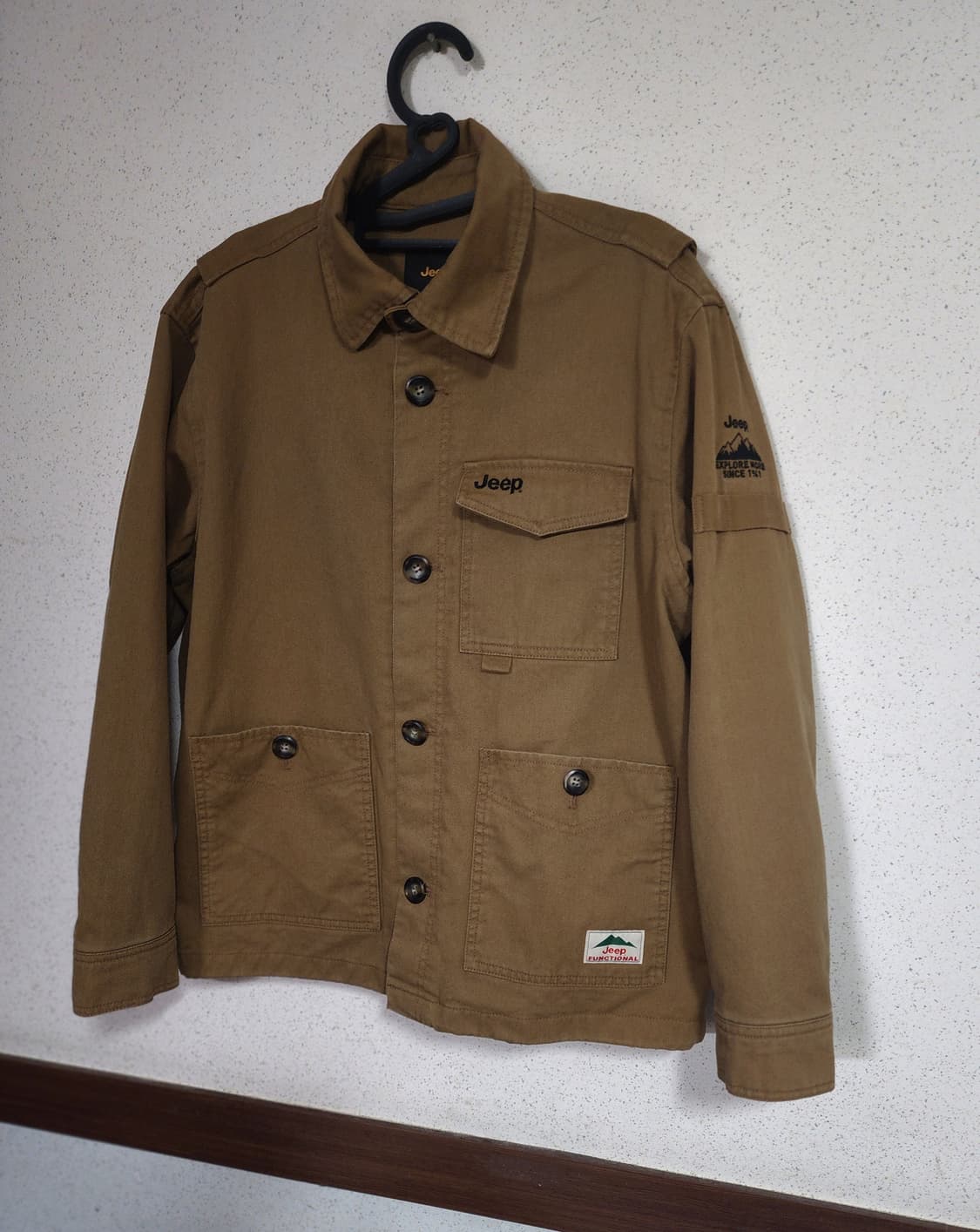 Jeep 워크 자켓 카멜 S(90) 상품이미지3