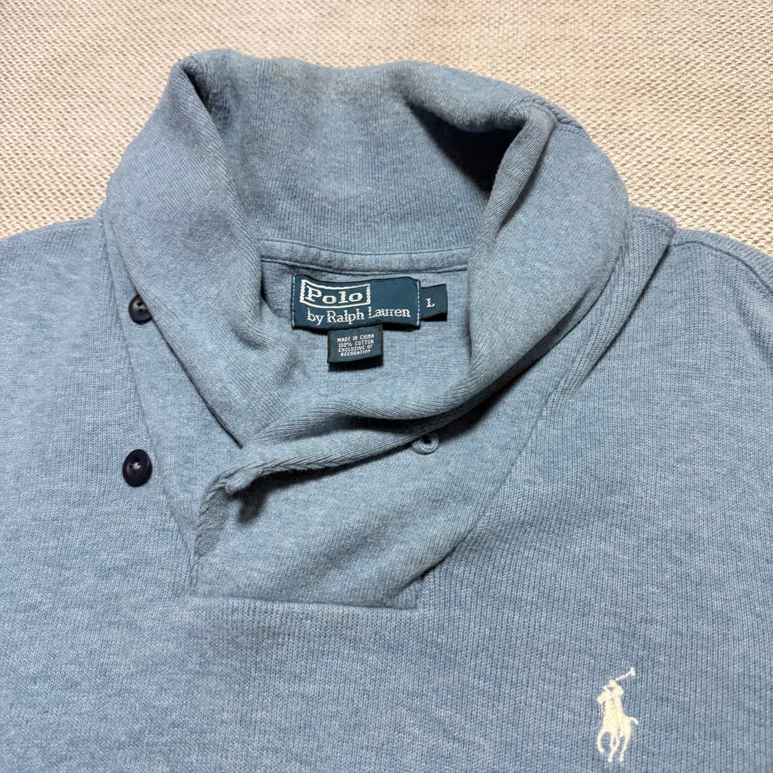 폴로 랄프로렌 숄카라 맨투맨 상품이미지2