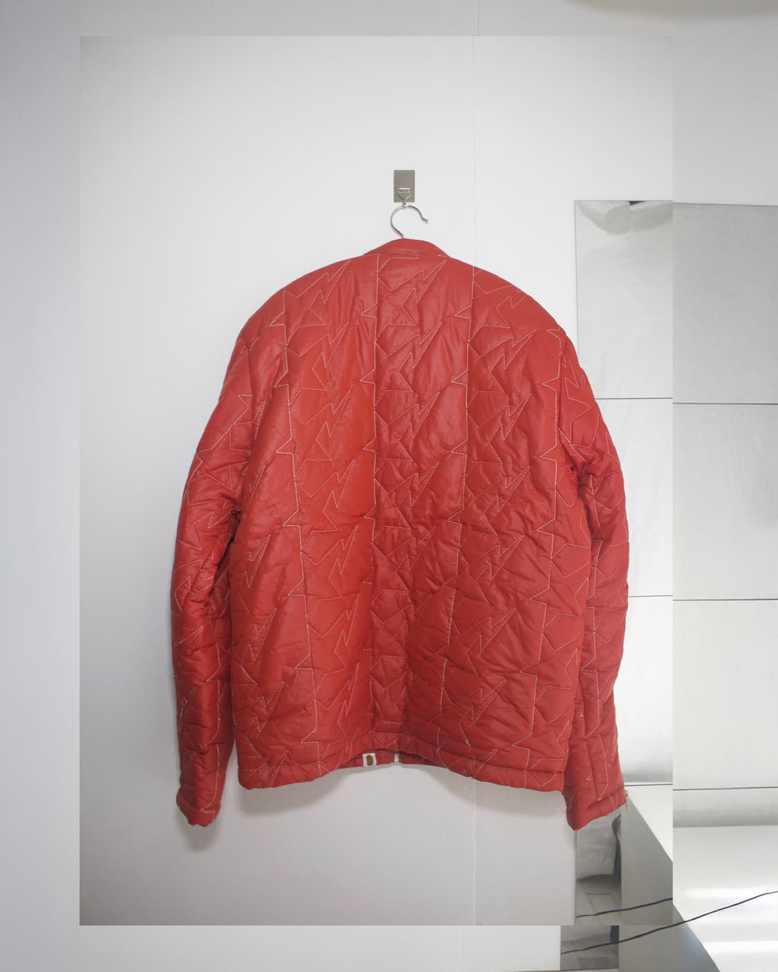 a bathing ape star quilted biker jacket 상품이미지2