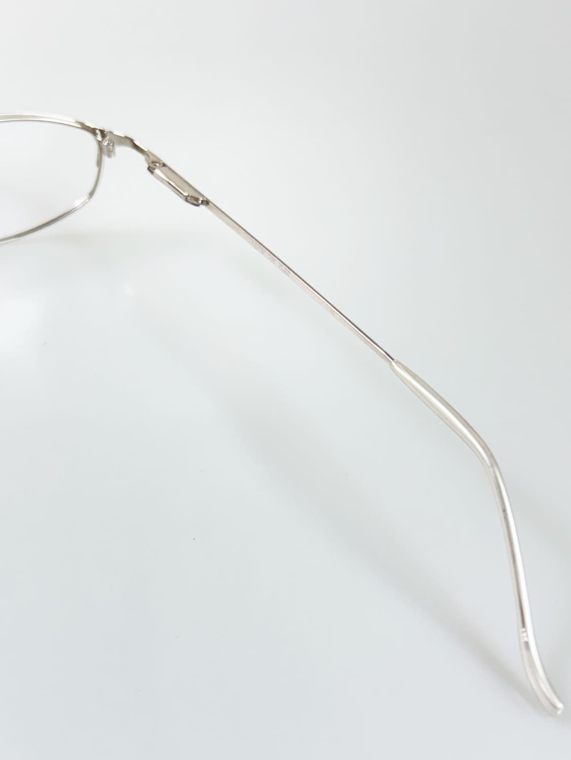 90s ROOTS 실버 메탈 슬림 오벌 프레임 빈티지 안경 상품이미지6