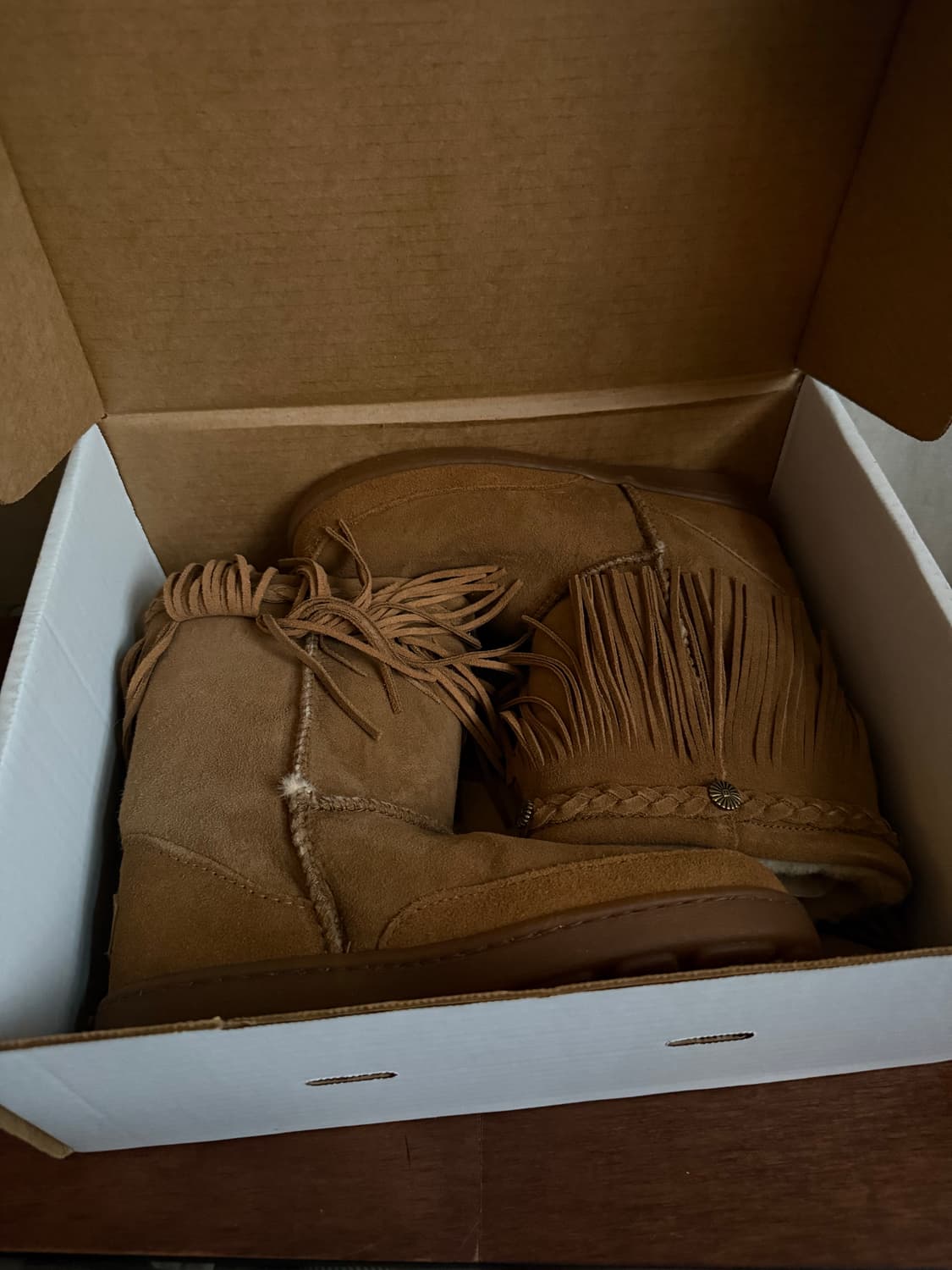 MINNETONKA fringe suede boots 상품이미지9