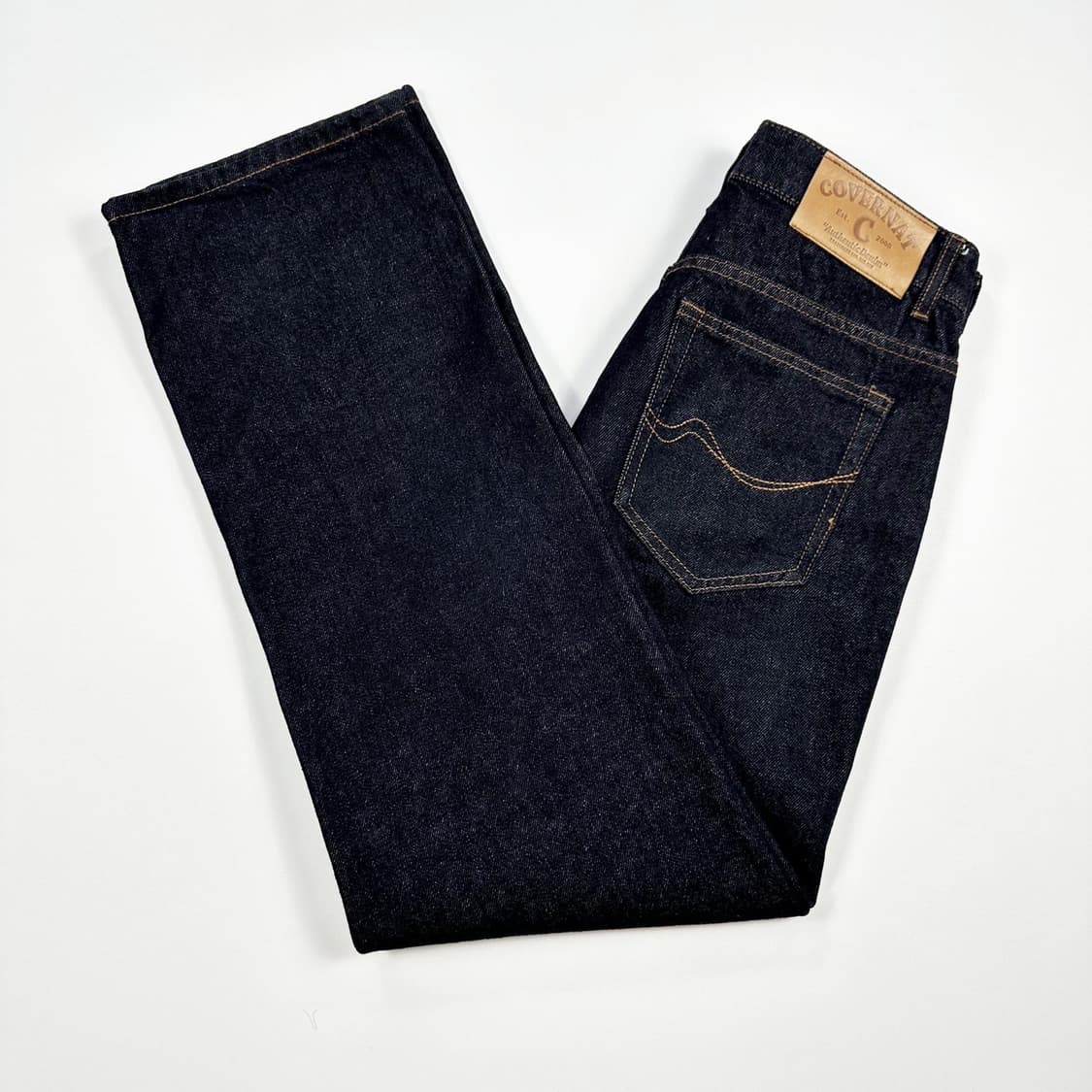 커버낫 C로고 생지 일자 데님 팬츠 (30인치) 상품이미지2