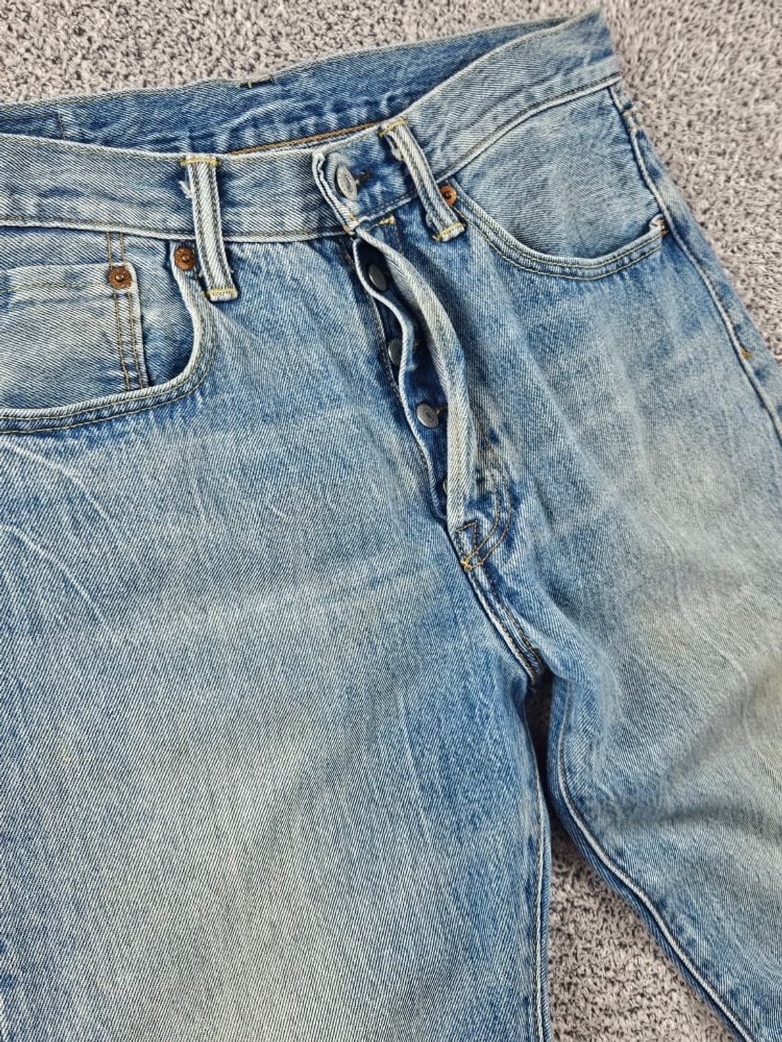 리바이스 501 워싱 데님 진 팬츠 ( 30X32 ) / 10866 상품이미지5