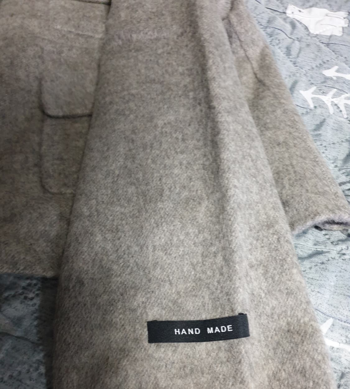 제너럴아이디어 핸드메이드 울100% 라운드 자켓 (M) 상품이미지3