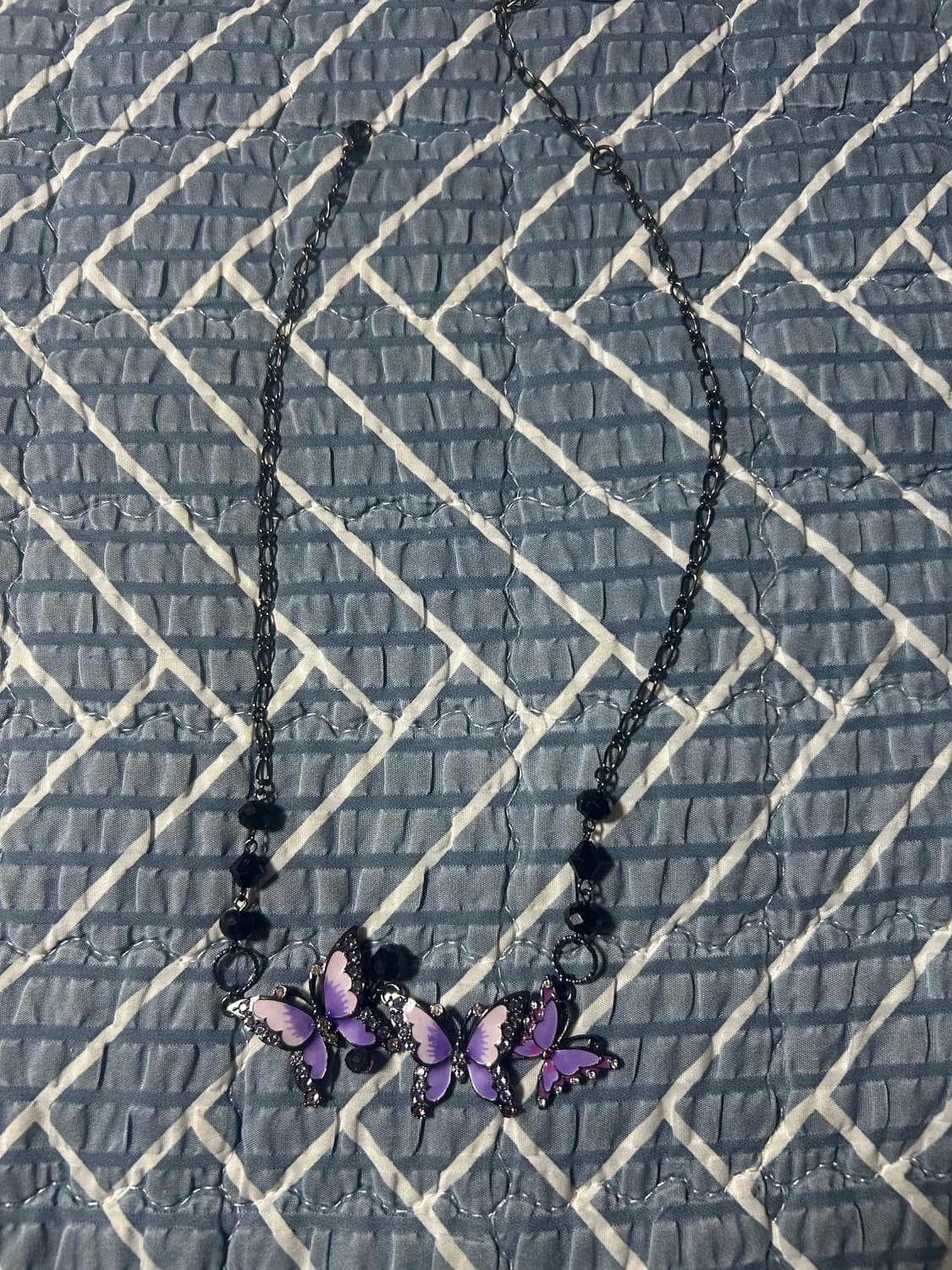 안나수이 보라 트리플 나비 목걸이 상품이미지2