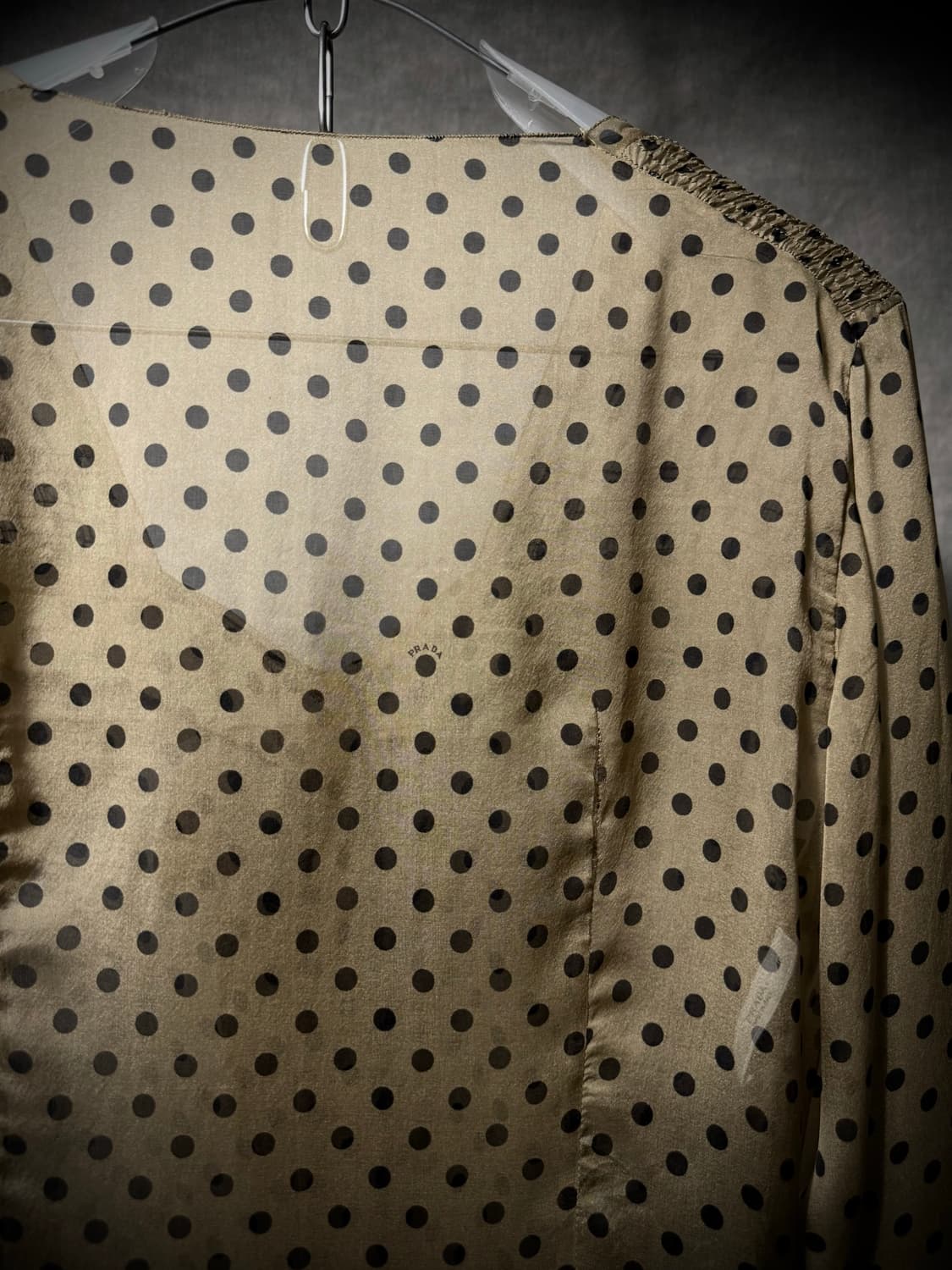 PRADA Ribbon Dot Blouse 상품이미지5