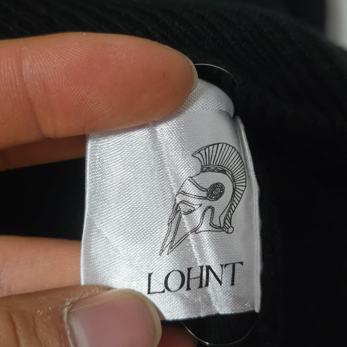 론트 Lohnt 329 블랙 니트 / 남성 니트/ 남자 니트 상품이미지4