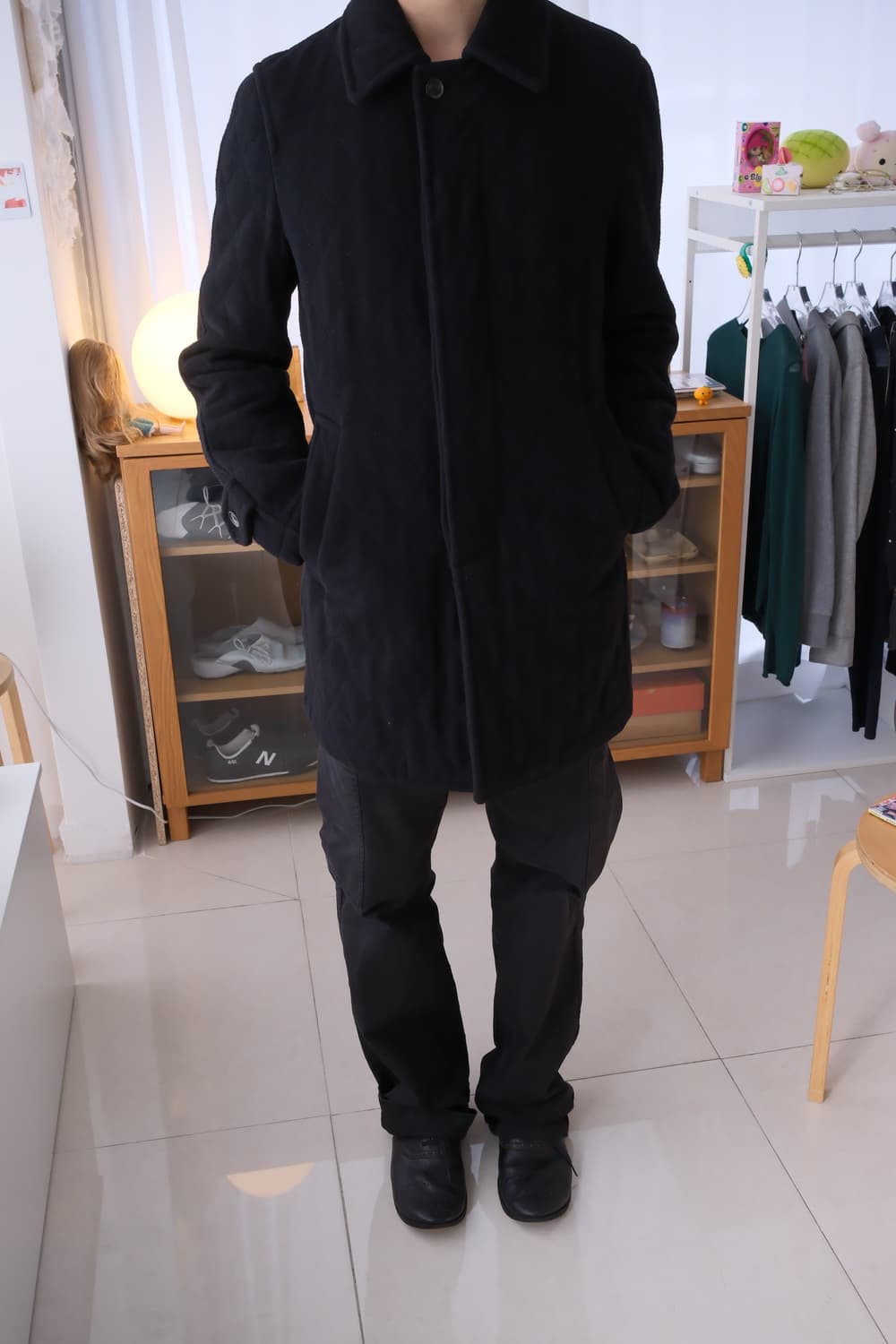 Quilted wool coat  상품이미지3