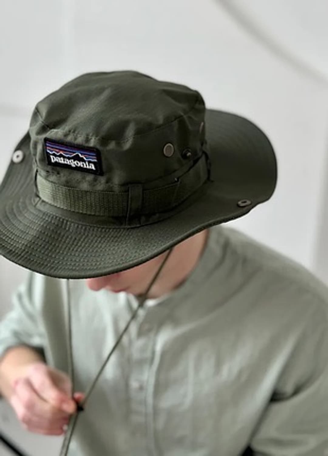 파타고니아 로고 버킷햇 상품이미지1