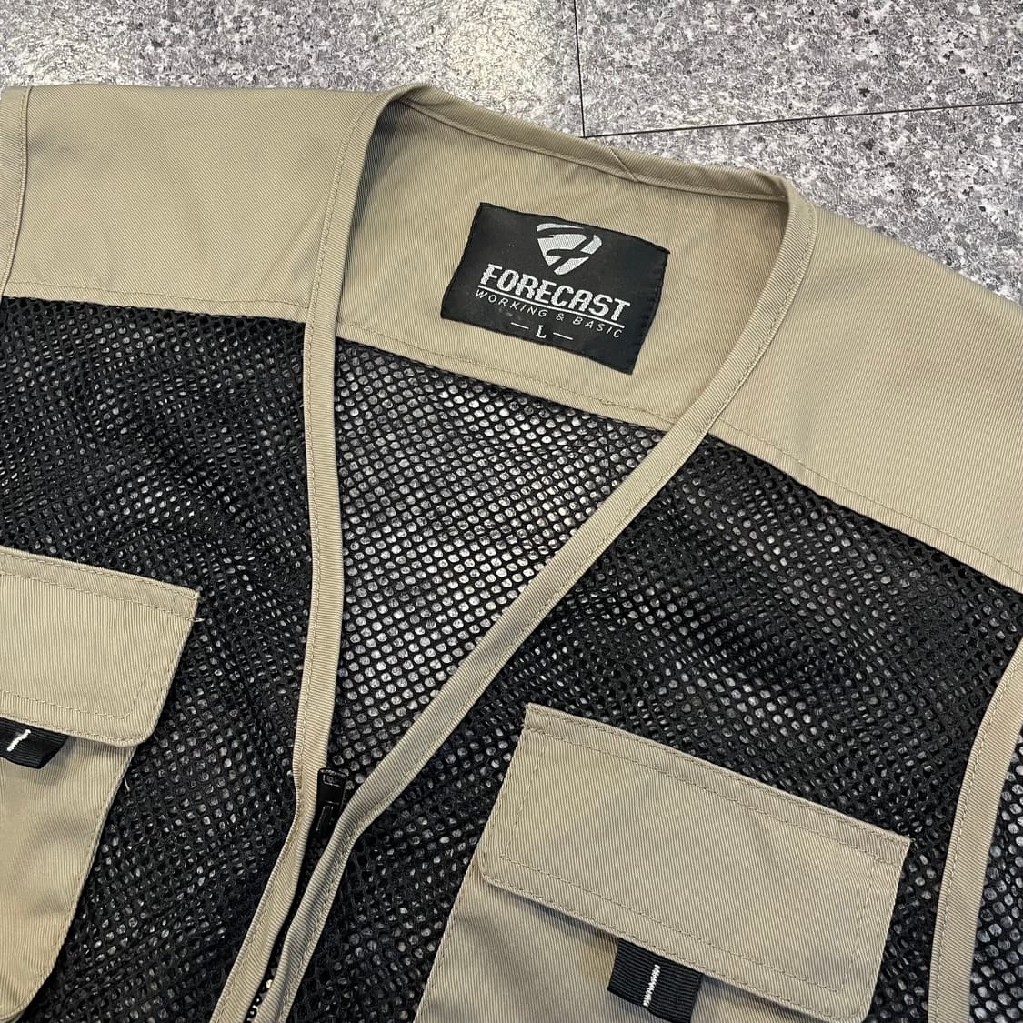 빈티지 매쉬 피싱 베스트 조끼 상품이미지4