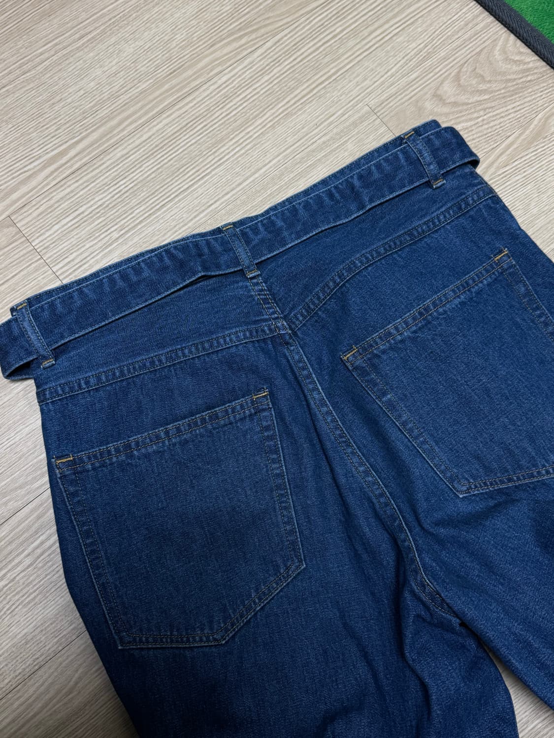 [3] 25SS 오라리 라이트 셀비지 벨티드 데님 상품이미지2