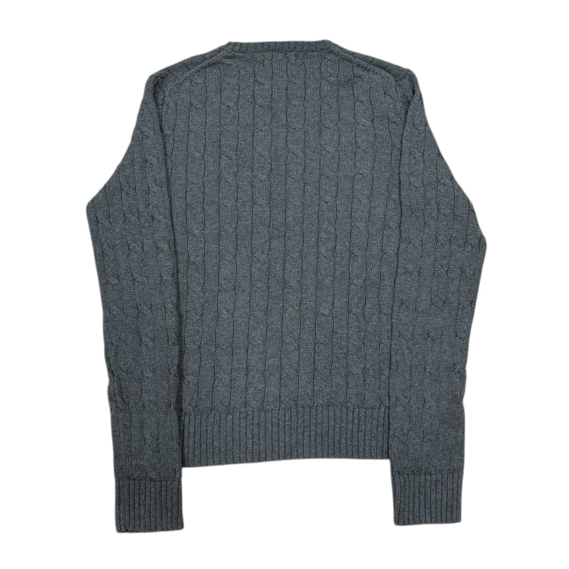 폴로 랄프로렌 신형 꽈배기 케이블 니트 그레이 S 상품이미지3