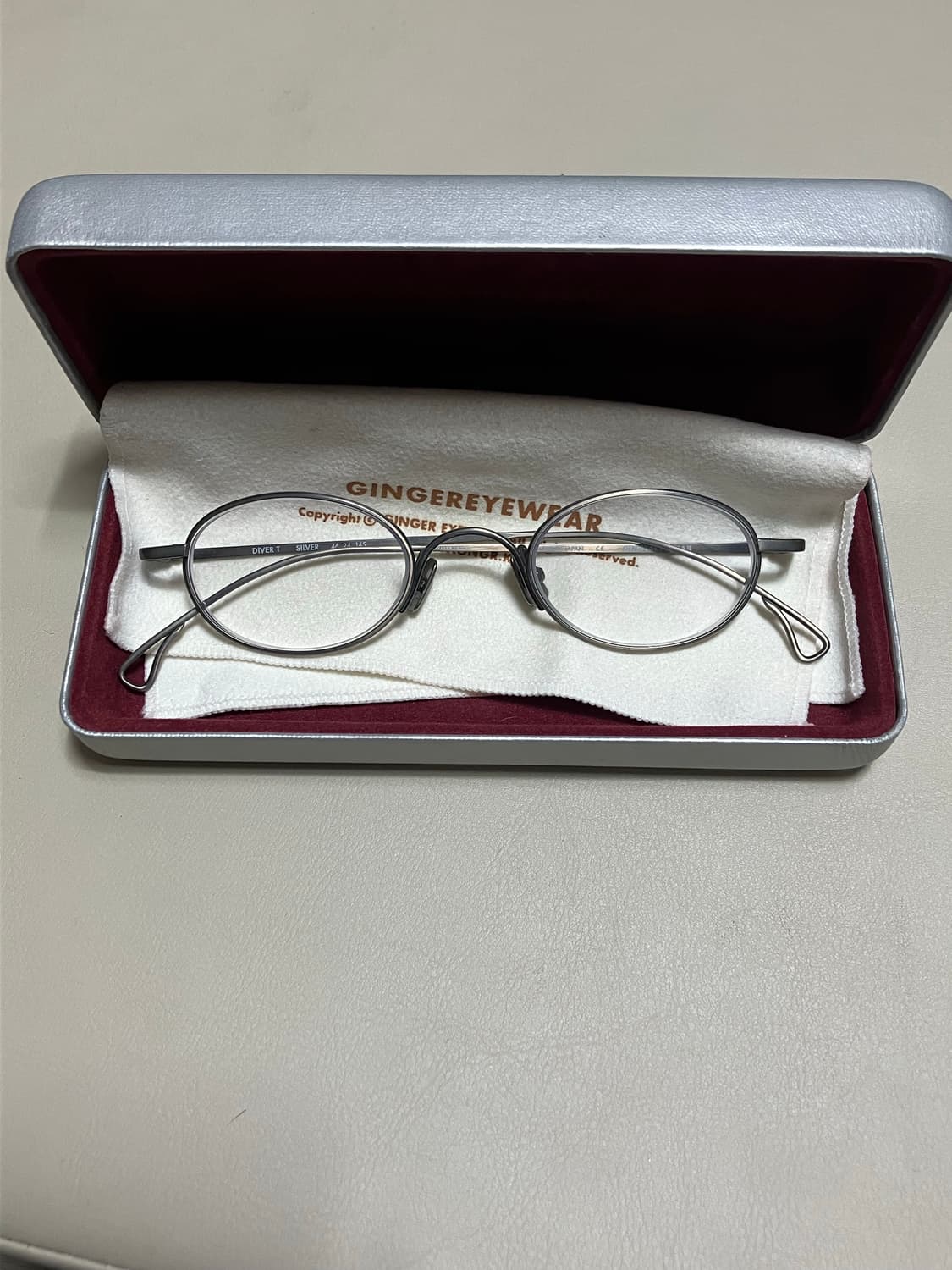 진저아이웨어 다이버 T 실버 팝니다 상품이미지1