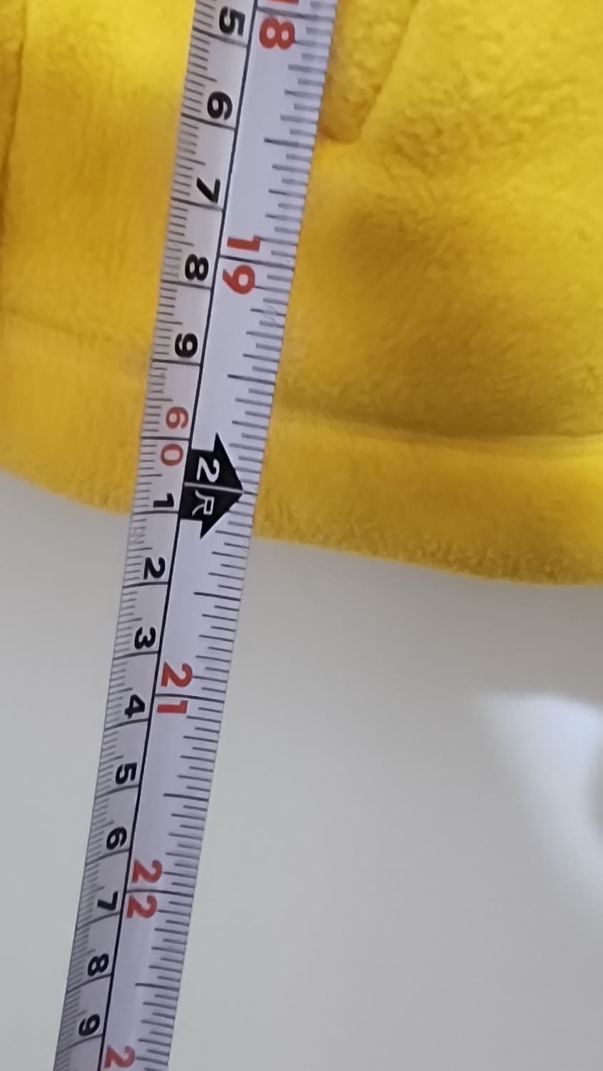 일본 휠라 노랑 플리스 FREE 상품이미지6