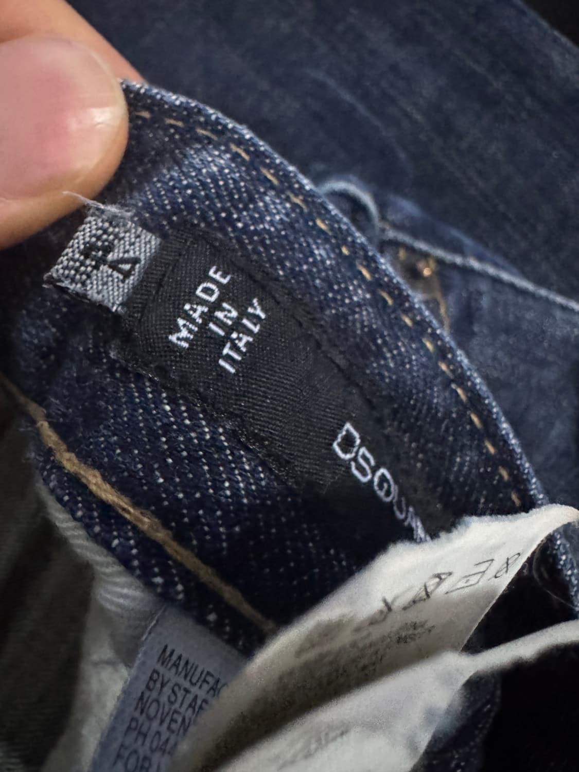 여성 디스퀘어드2 캐냐다 로고 빈티지 워싱 버튼 데님팬츠 상품이미지5