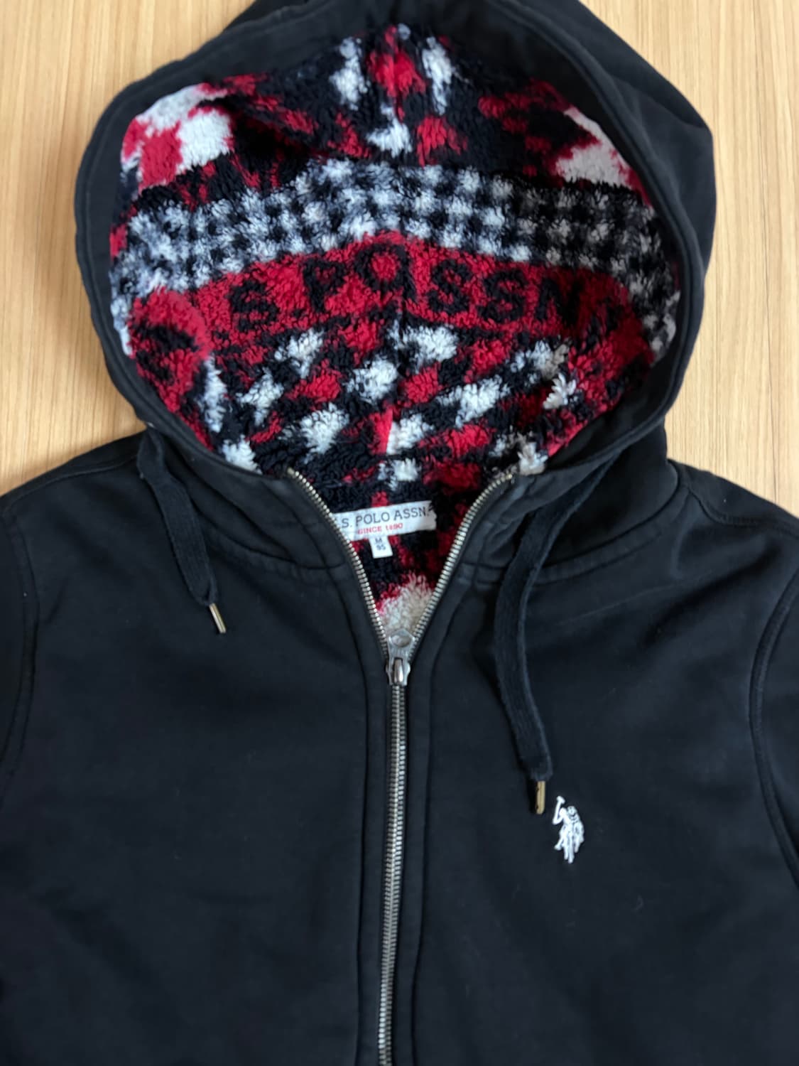 폴로 털 후드집업 상품이미지2