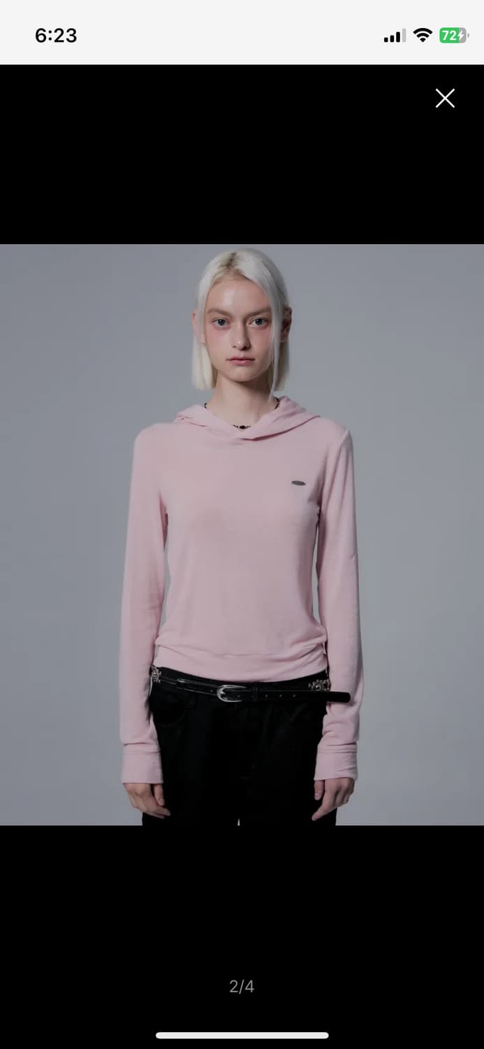 밀리언코르 로고 후드 롱 슬리브 상품이미지1