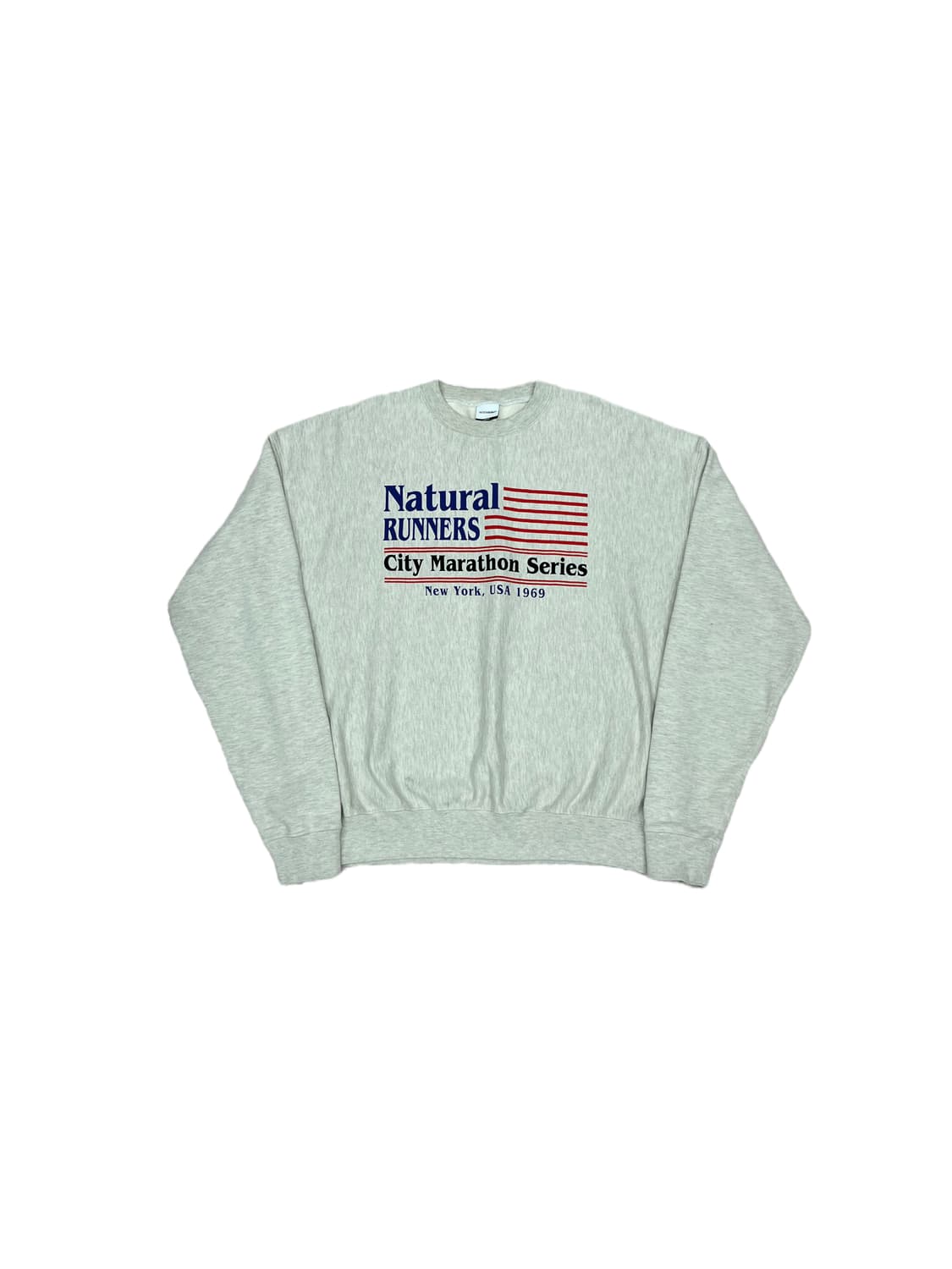 [L] 아웃스탠딩 리버스위브 성조기 맨투맨 상품이미지1