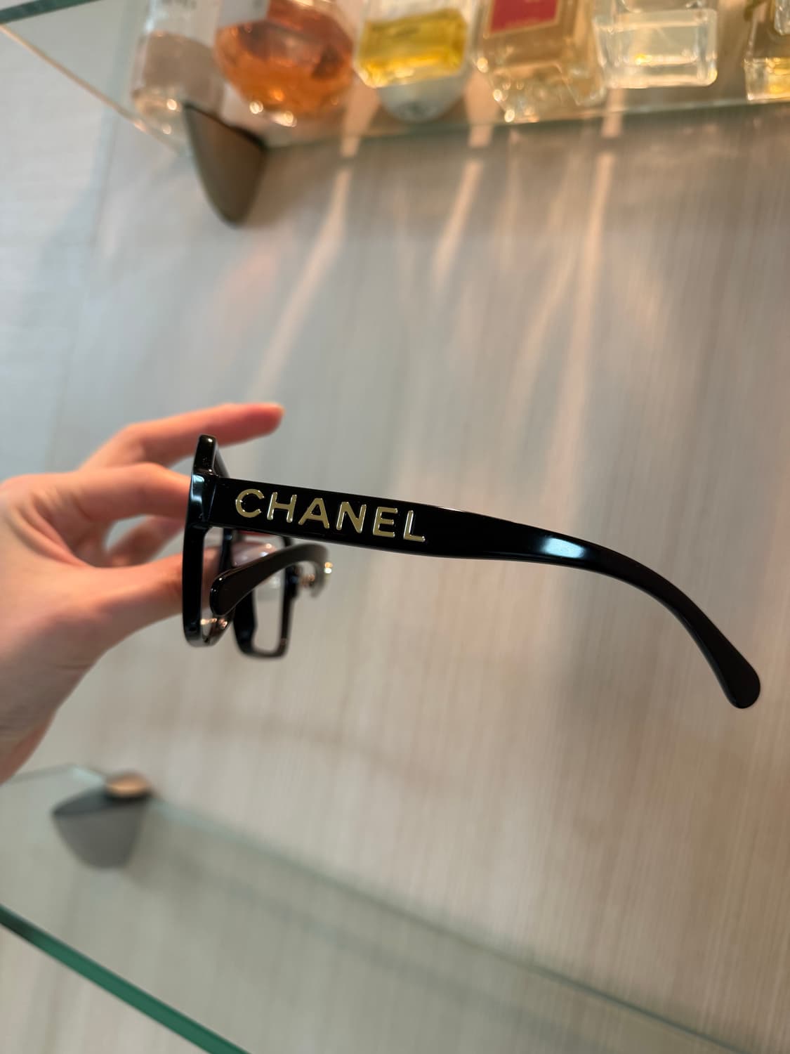 샤넬 블루라이트 스퀘어 프레임 아세테이트 상품이미지3