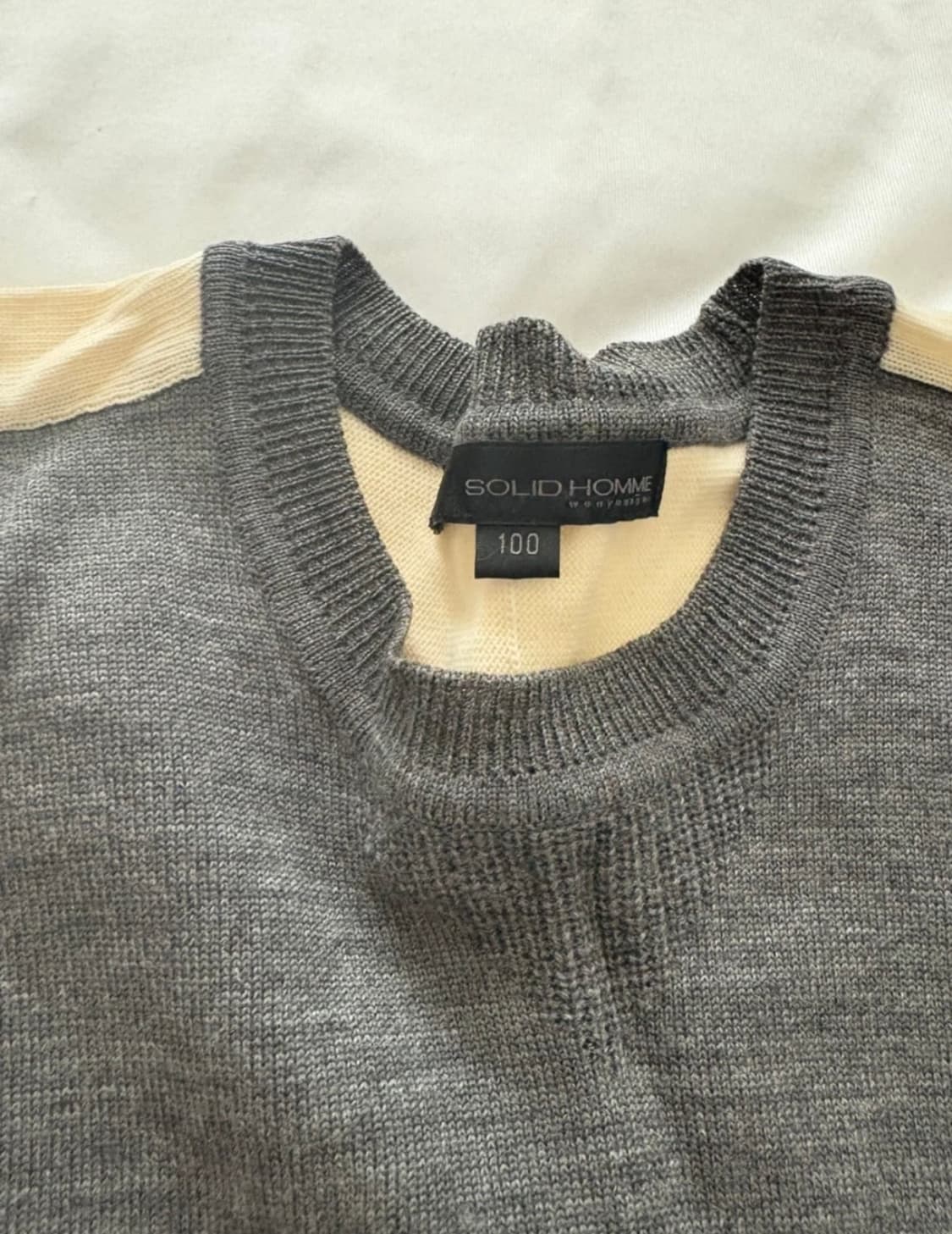 솔리드옴므 울 니트 (마르지엘라 맛) 상품이미지2