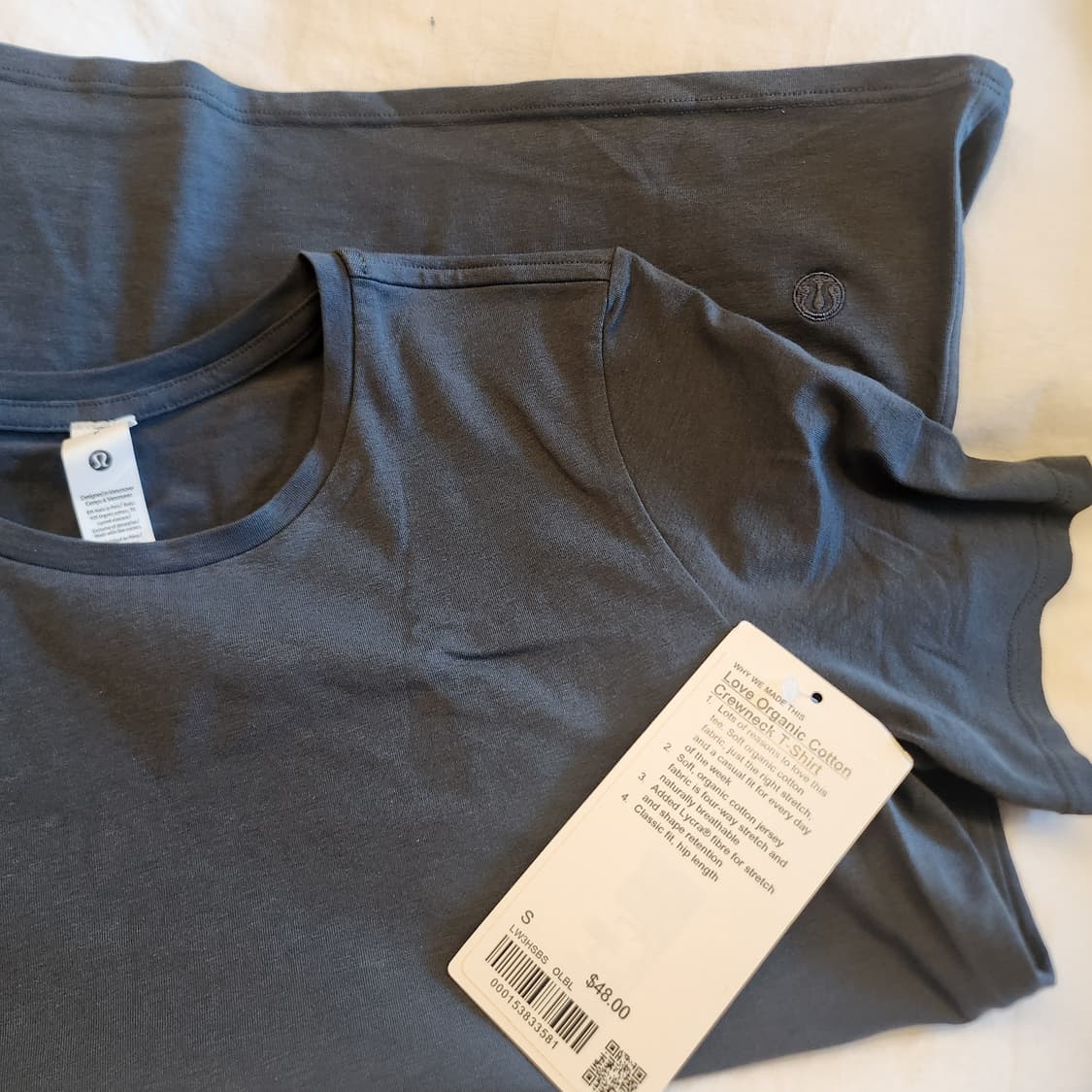 새)룰루레몬 러브 올가닉 코튼 크루넥 티셔츠 상품이미지2