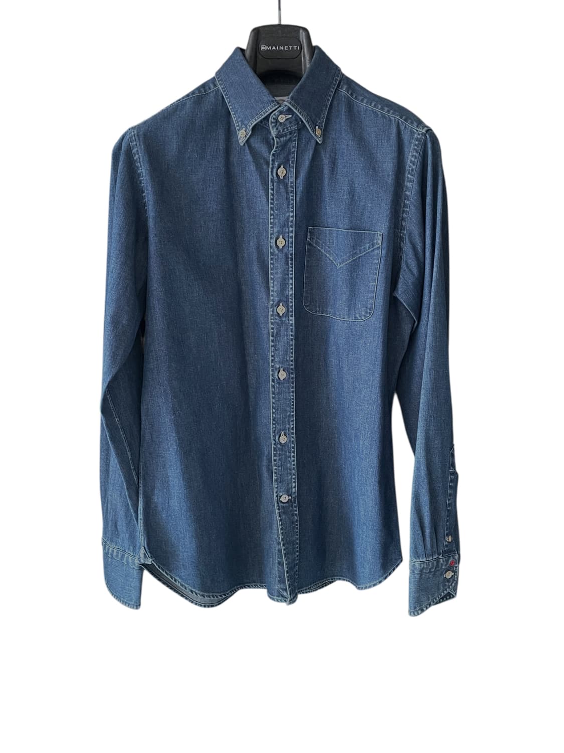 볼조넬라 버튼다운 칼라 데님 셔츠 40사이즈 팝니다. 상품이미지2