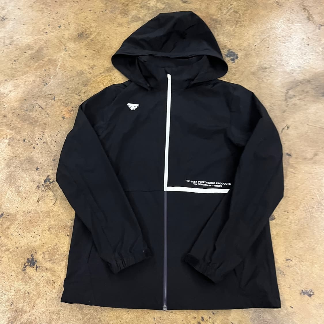 [정품/L] 다이나핏 블랙 후드 바람막이 자켓 b17 상품이미지2