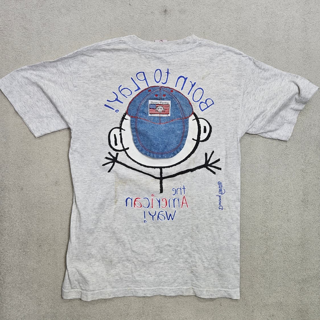 90s 대니 퍼스트 티셔츠 L Made in USA 상품이미지2