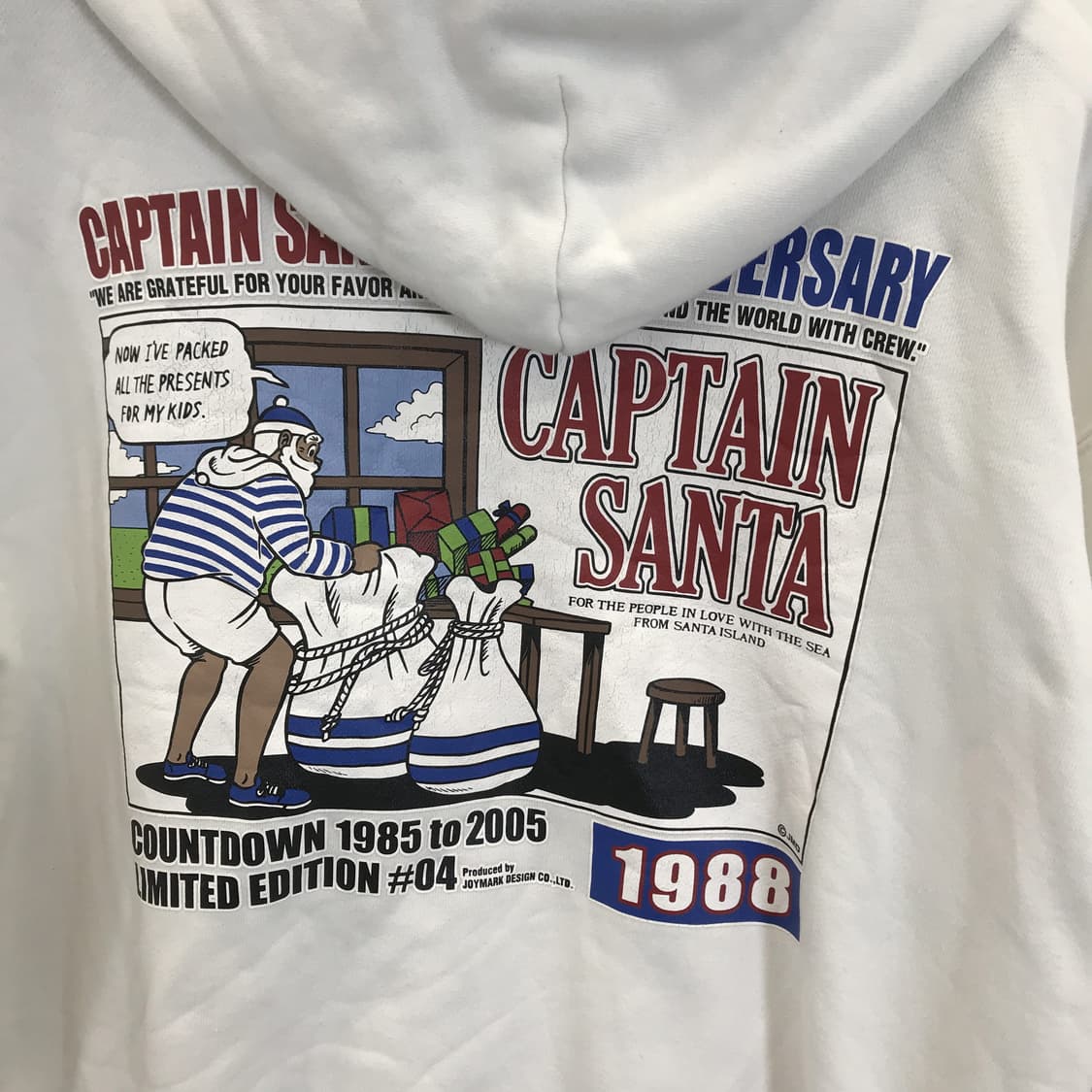 캡틴산타 20주년 한정판 후드집업 [M사이즈] 상품이미지4