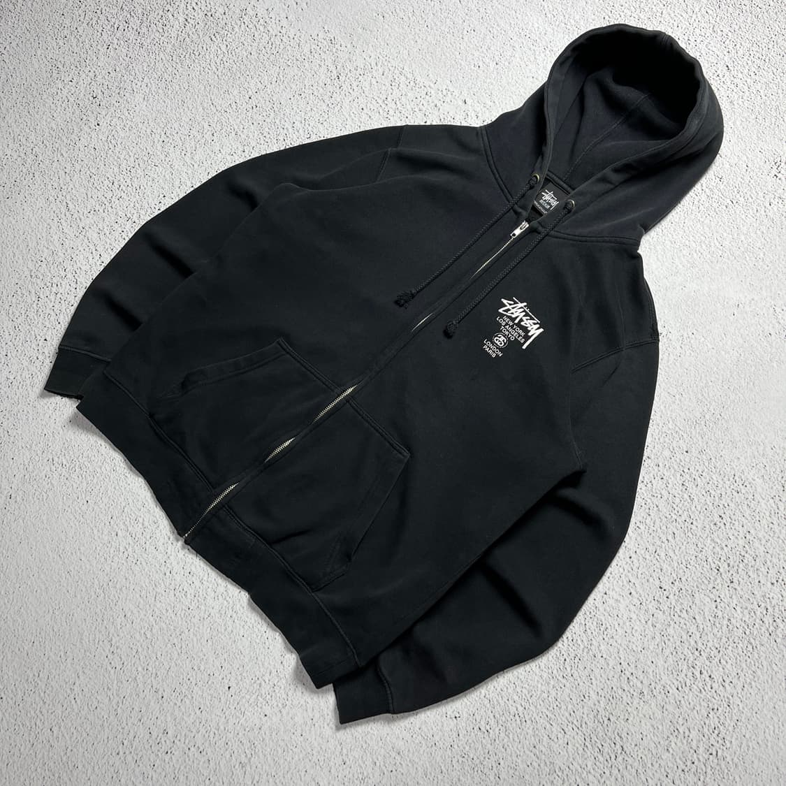 Stussy World Tour Zip Hoodie 상품이미지1