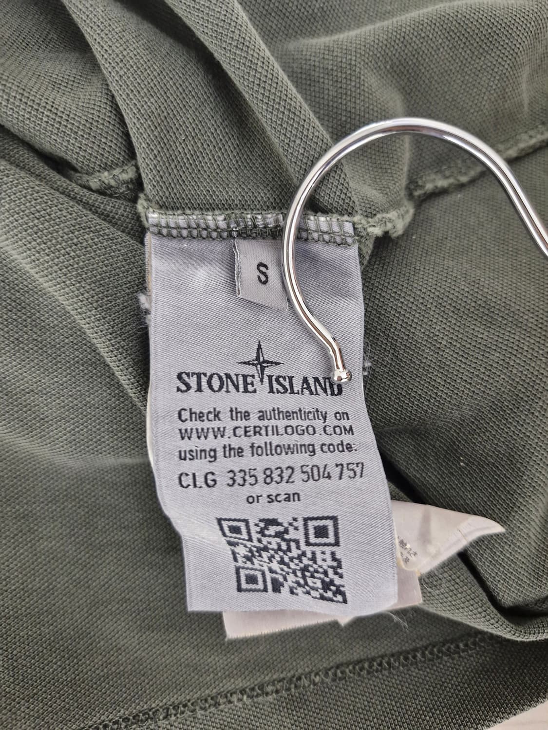 스톤아일랜드(STONE ISLAND)피그먼트 카라 티셔츠 상품이미지6