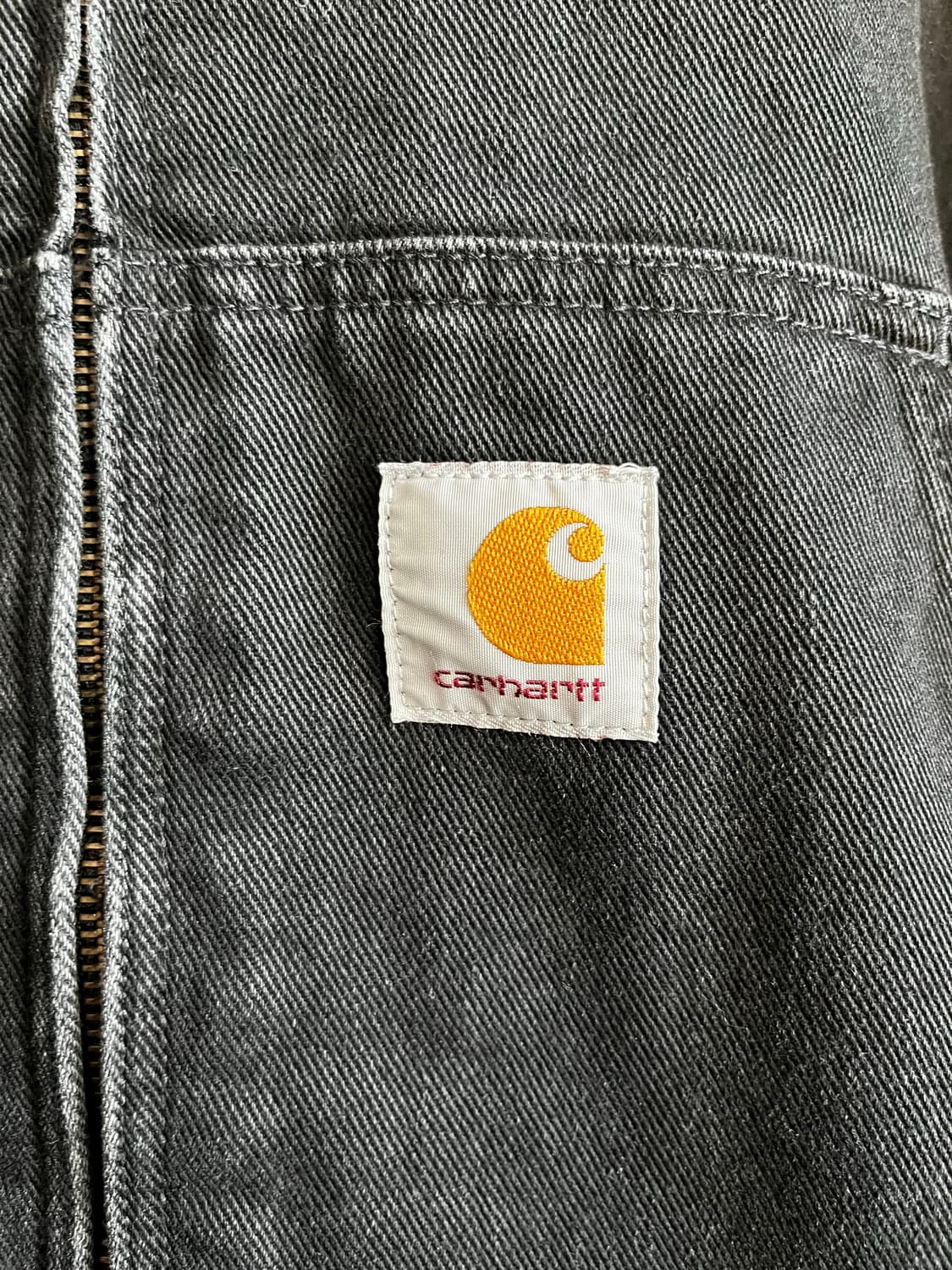 칼하트 WIP 메이틀랜드 데님 OG 액티브 자켓 블랙 스톤 워시드 상품이미지2