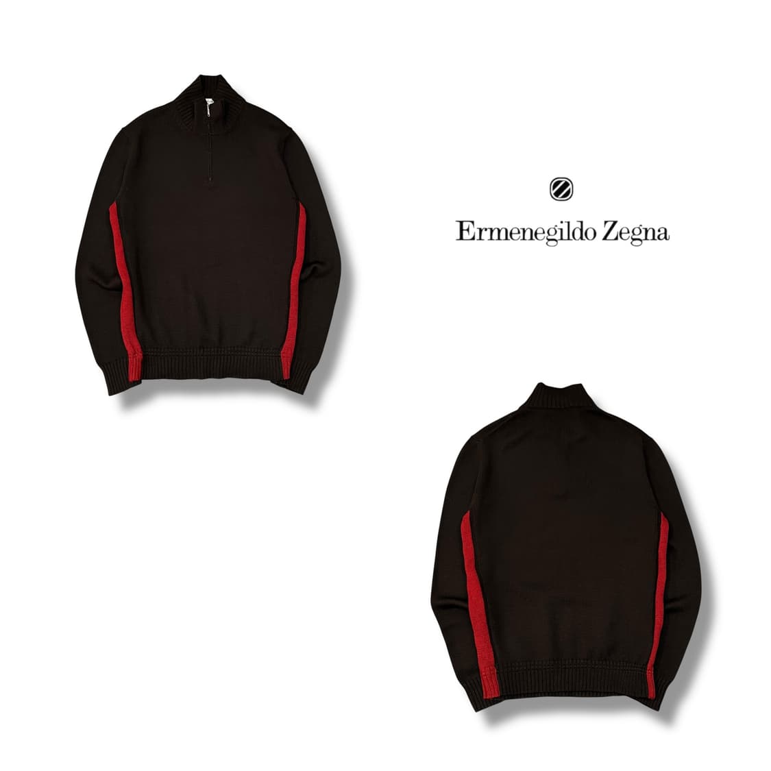  에르메네질도 제냐 반집업 니트 y14397 상품이미지1