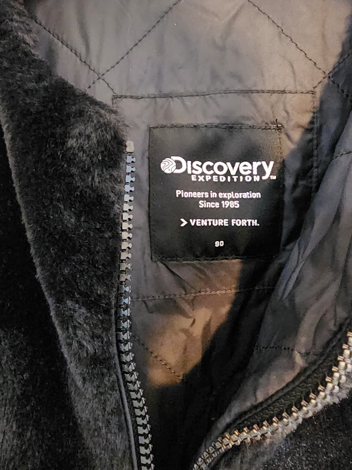 디스커버리 블랙 퍼 자켓 상품이미지7