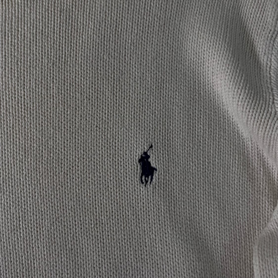 100 폴로랄프로렌 코튼 화이트 니트 상품이미지3