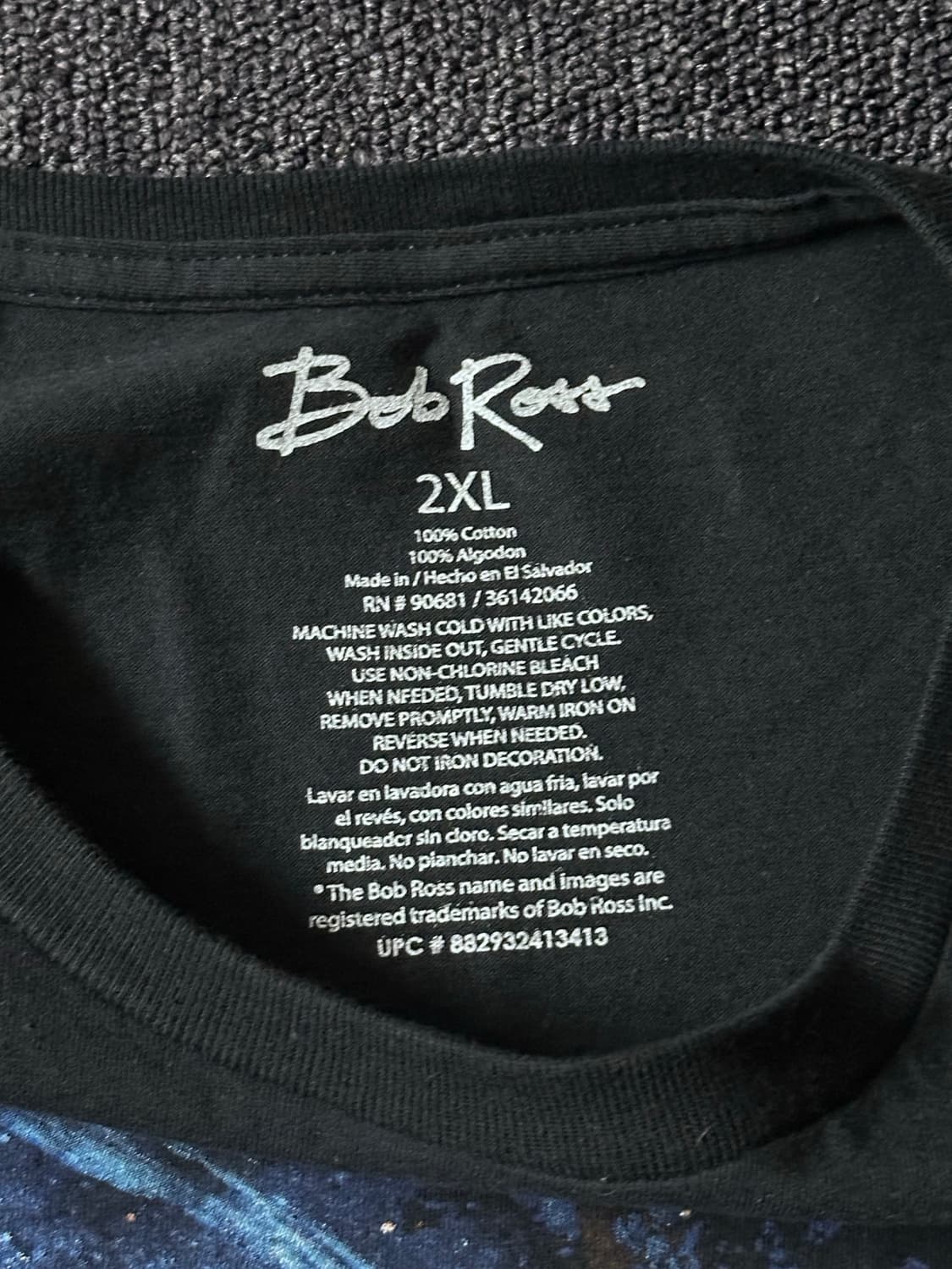 Bob Ross 밥로스 갤럭시 아트워크 티셔츠 / 2XL 상품이미지4
