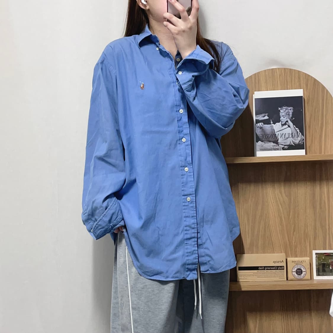[정품] 폴로 딥소라 / 멀티포니 오버핏 셔츠 [ 16 ] 상품이미지1