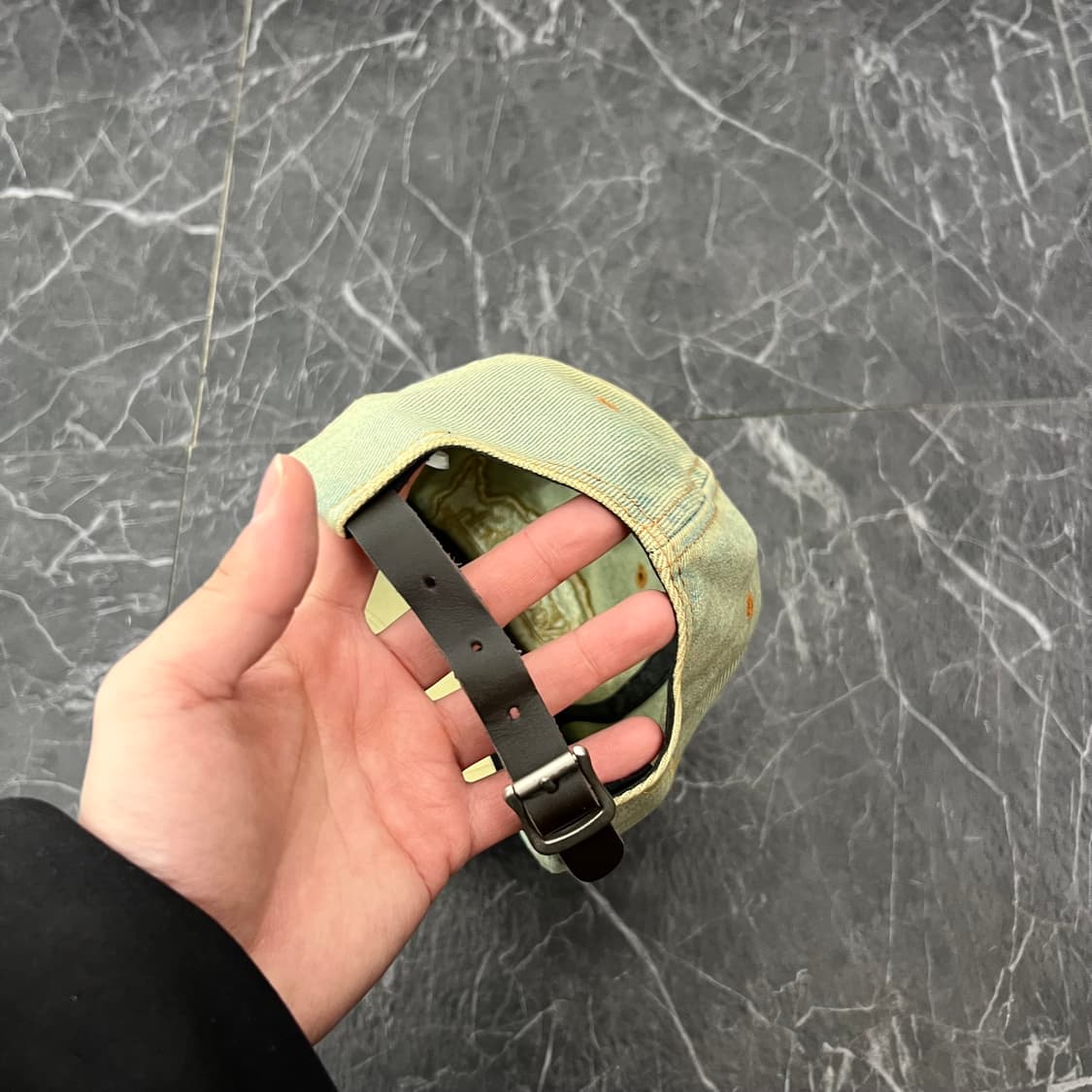 본더치 로고 그런지 데님 볼캡 상품이미지4