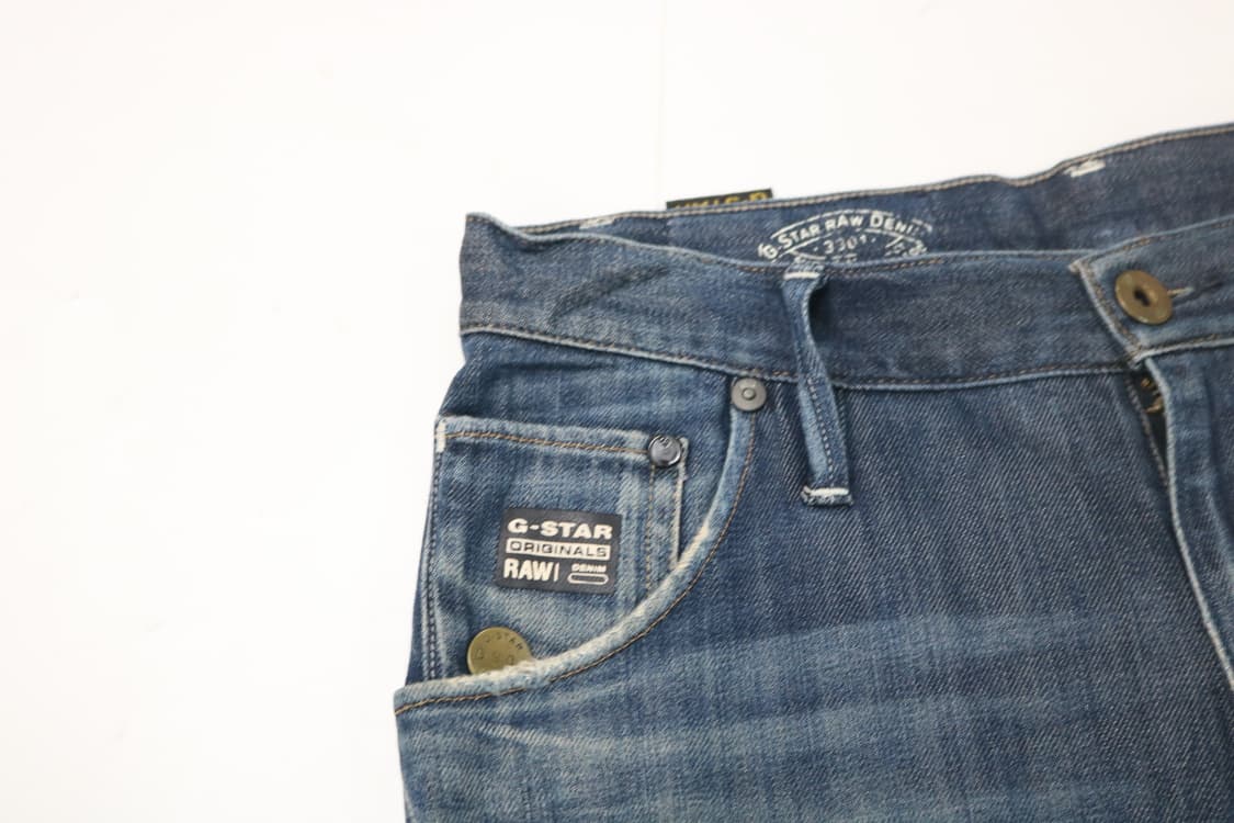G-STAR RAW 지스타로우 3301 빈티지 입체 패턴 데님 팬츠 상품이미지4
